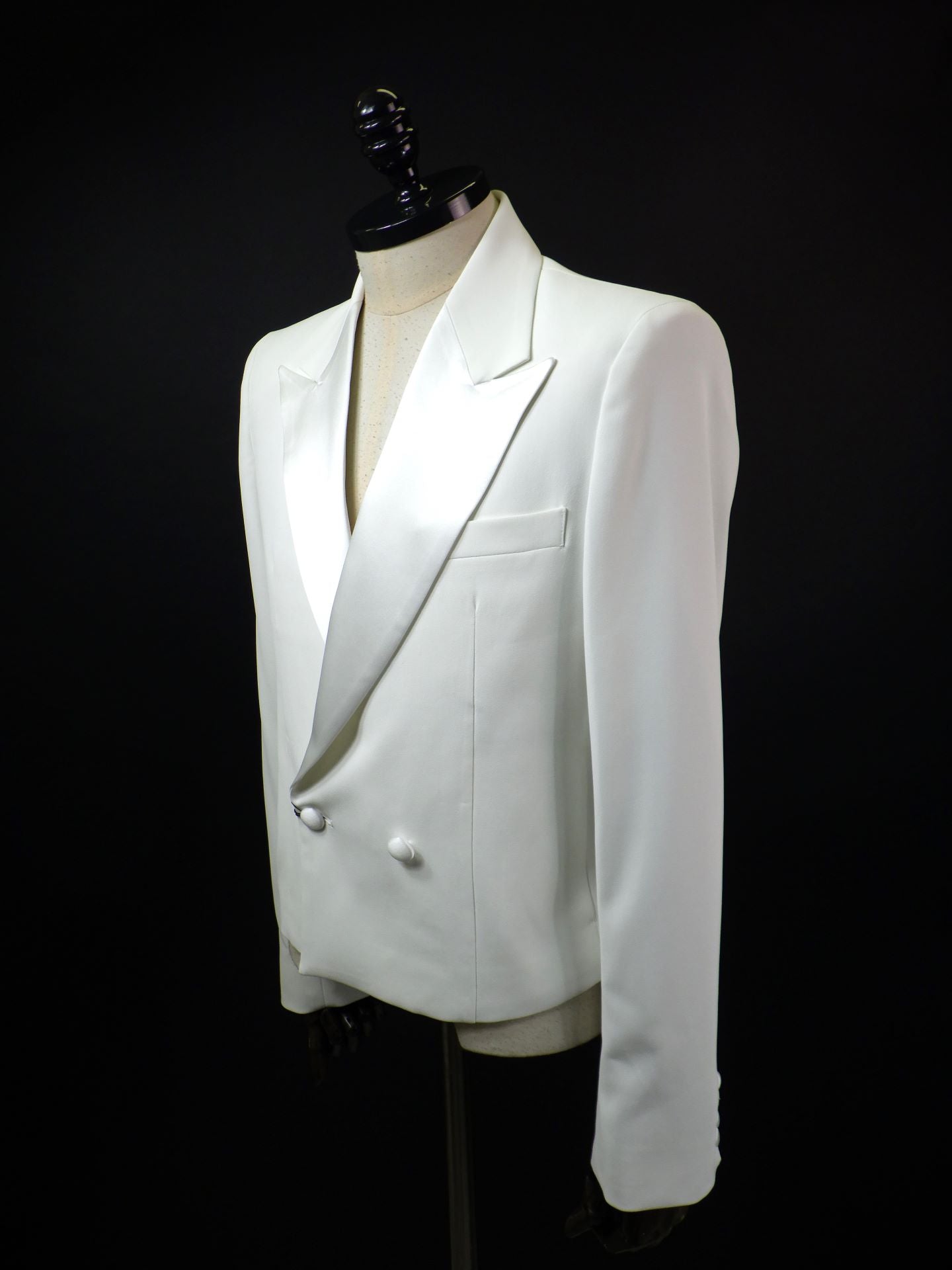 SOS TE NUTO　ピークドラペルスペンサーダブルジャケット　2523002