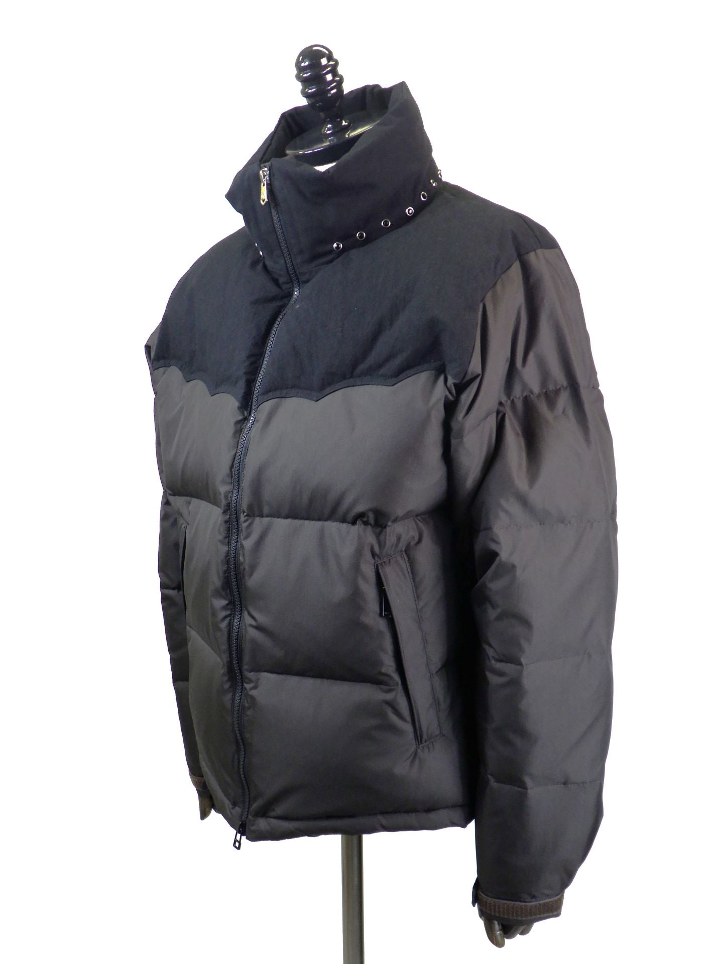 roarguns　ストーンネイルダウンジャケットブルゾン　25FGB-08-BR×BK