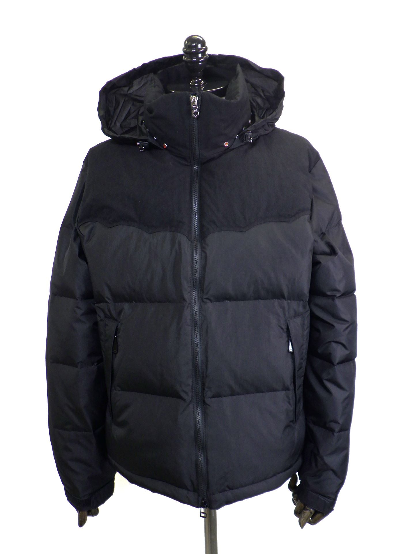 roarguns　ストーンネイルダウンジャケットブルゾン　25FGB-08-BK×MIX