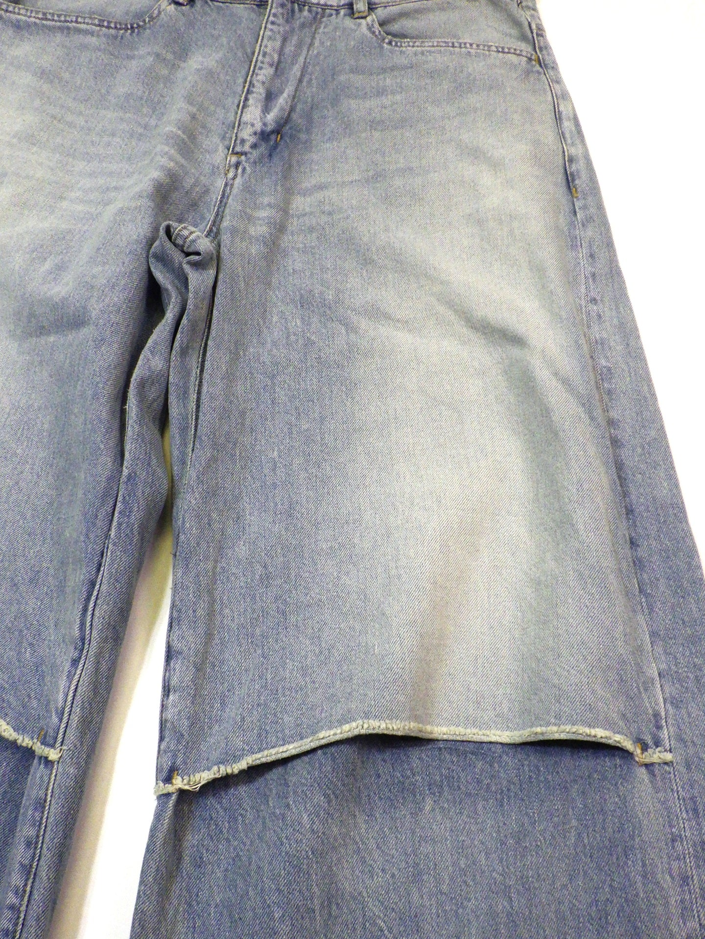 VEIN　11ozデニムカットオフバギートラウザーズ　VP52-311-L.NV