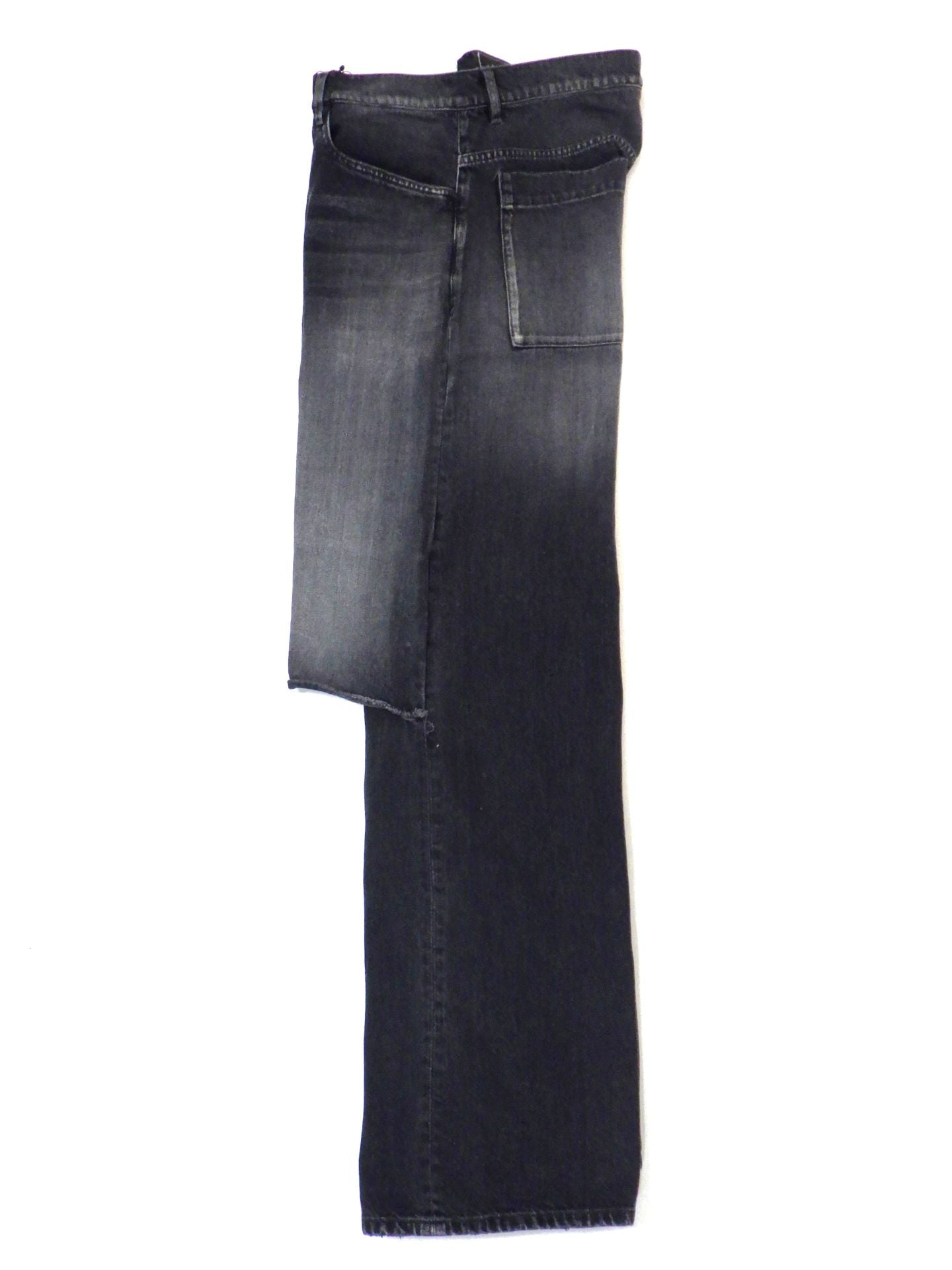 VEIN　11ozデニムカットオフバギートラウザーズ　VP52-311-BK