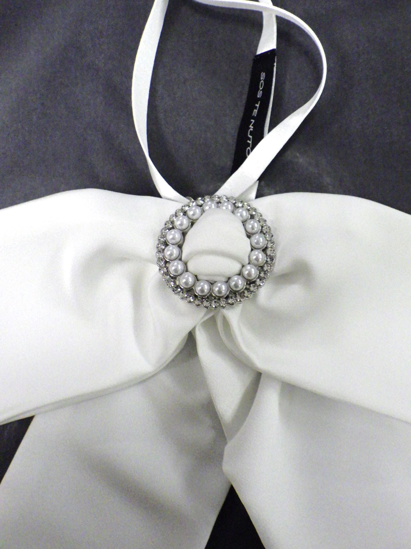 SOS TE NUTO　パールバックルリボンタイ　2619Z06