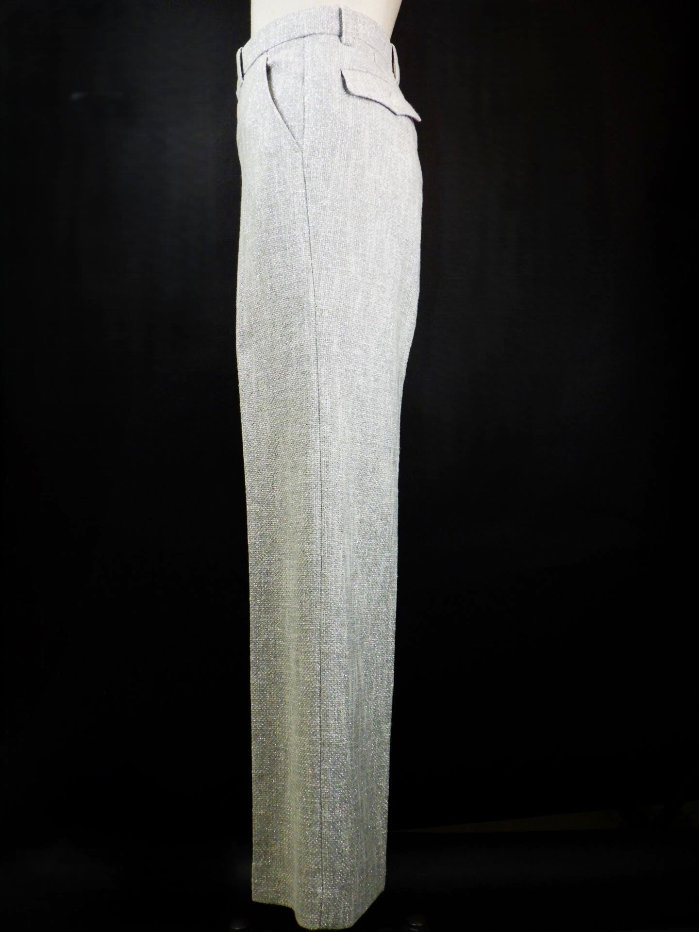 GALAABEND　80' セミワイドレッグスラックス　2502H5043-SLV