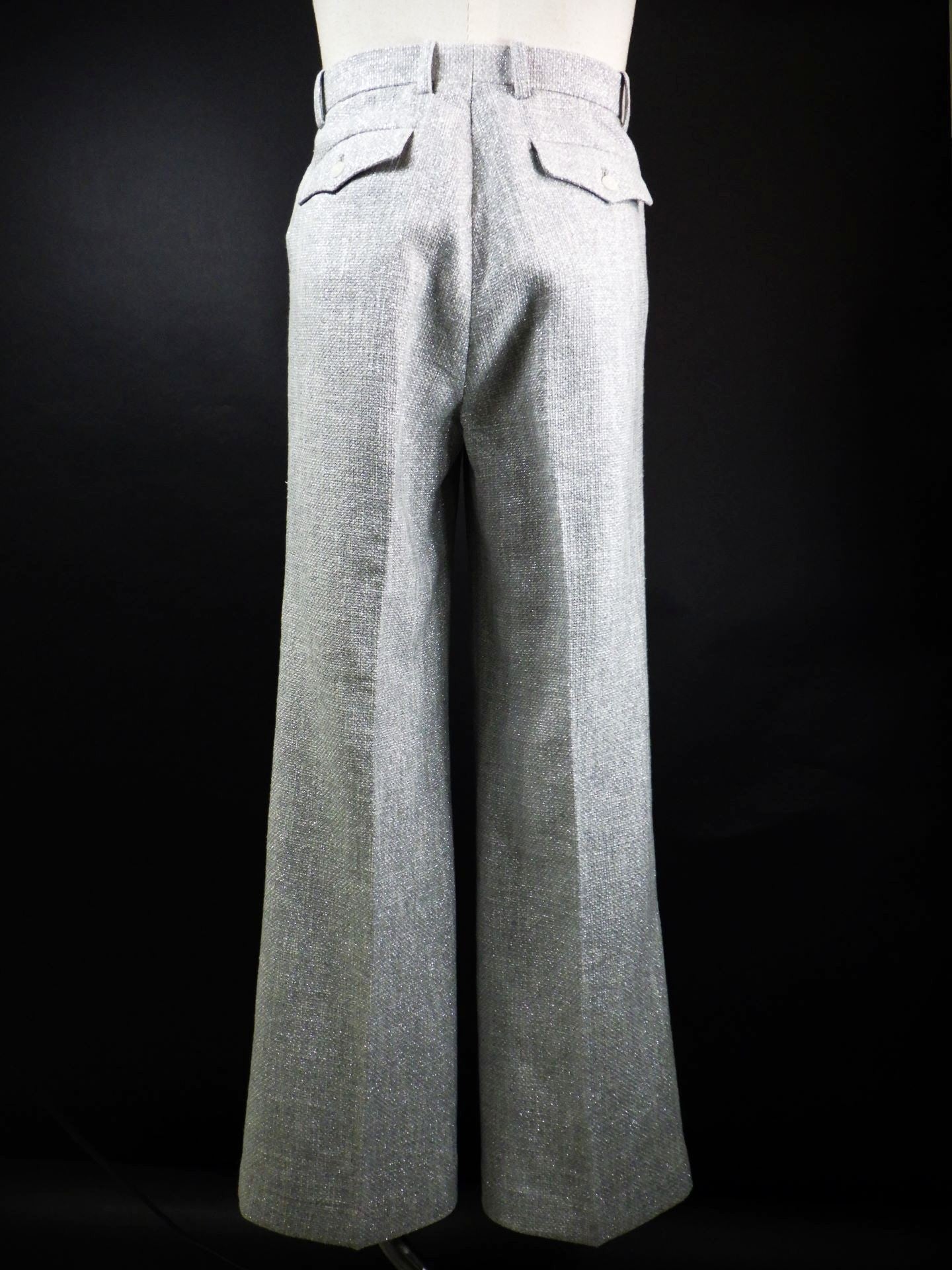 GALAABEND　80' セミワイドレッグスラックス　2502H5043-SLV