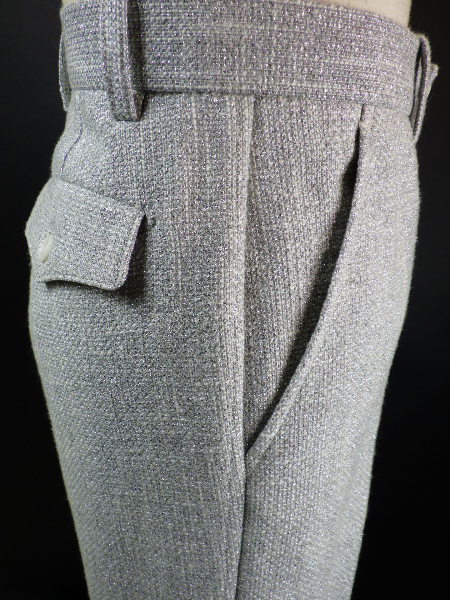 GALAABEND　80' セミワイドレッグスラックス　2502H5043-SLV