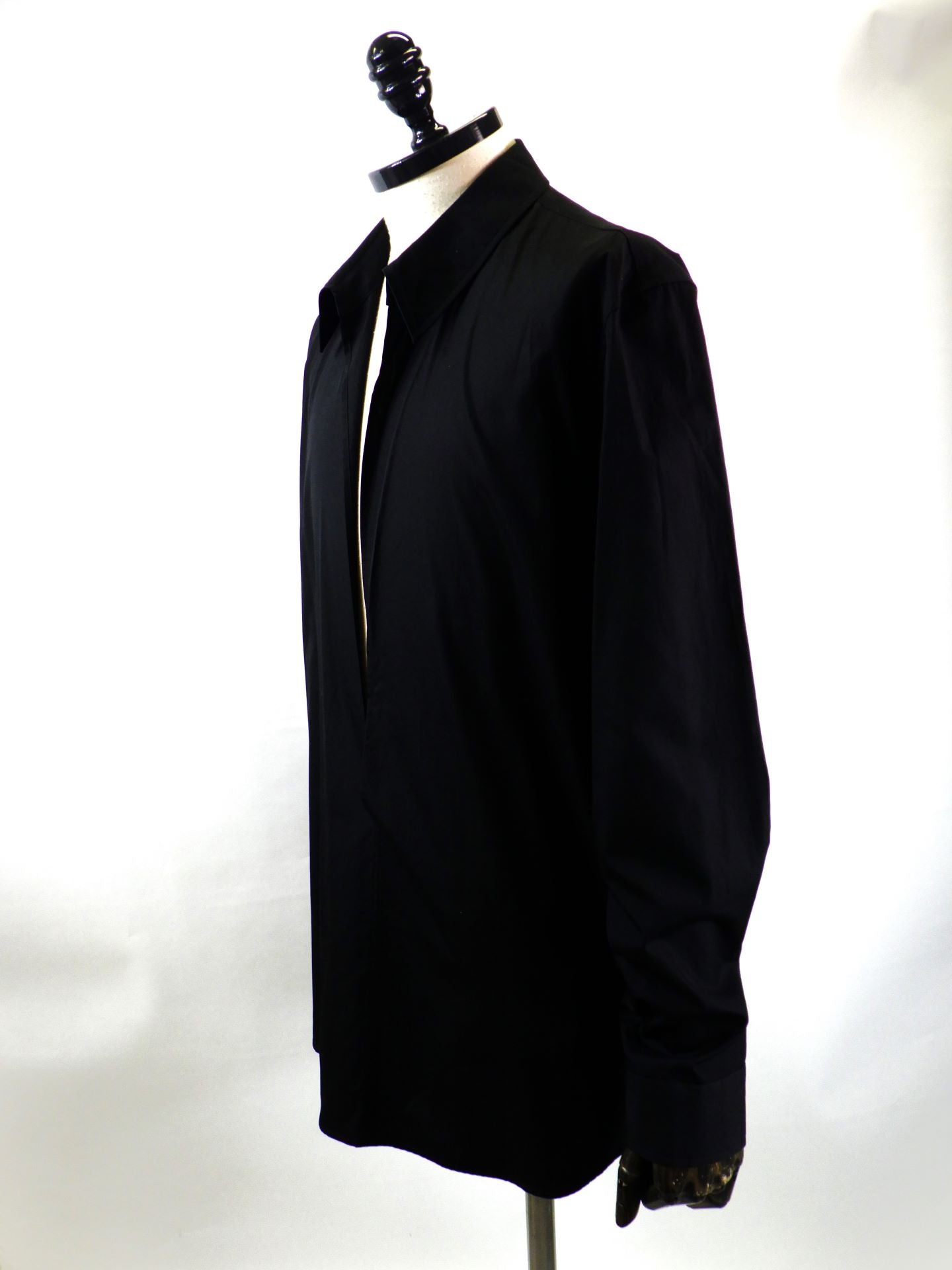 ATTACHMENT　ギザブロード ヴァルーズシャツ　AS52-015-BK