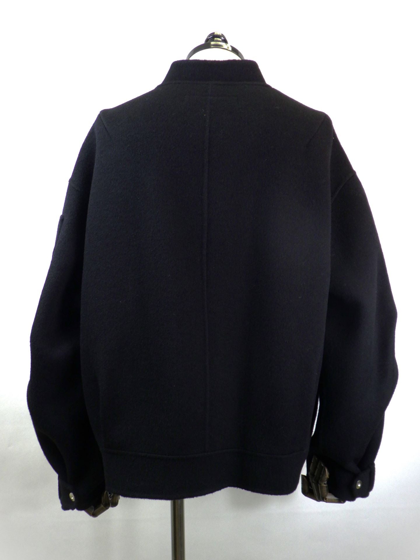 NAPE_　ダブルフェイスボンバーブルゾン　685-BK