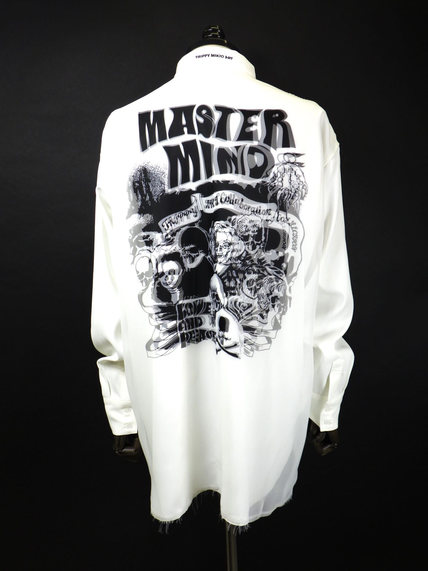 TRIPPY ART　TRIPPY ART×mastermind JAPANコラボレーションモチーフSHIRT'ROCK STARS'　TRMM-004-WH