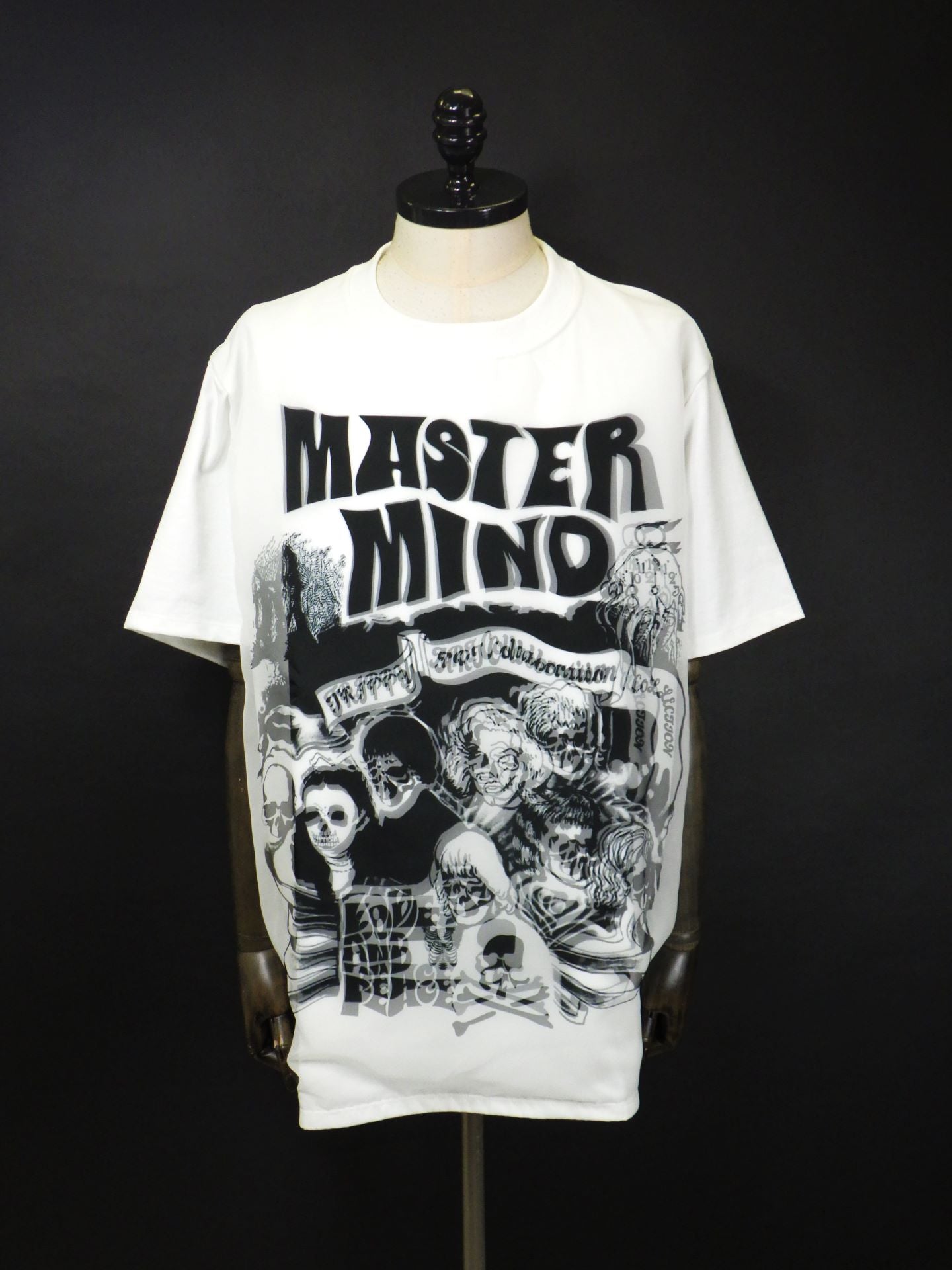 TRIPPY ART　TRIPPY ART×mastermind JAPANTRIPPY ART×mastermind JAPAN コラボレーションモチーフTEE'ROCK STARS'　TRMM-003-WH
