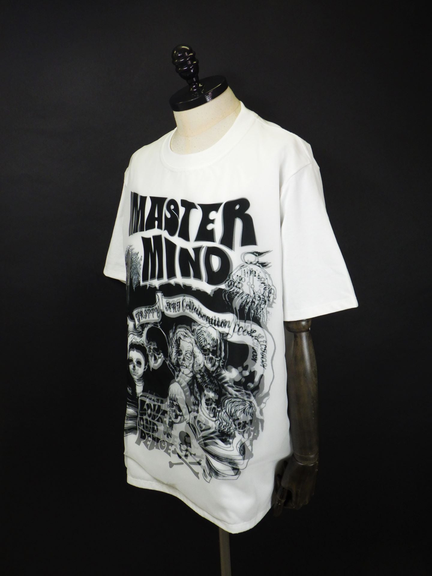 TRIPPY ART　TRIPPY ART×mastermind JAPANTRIPPY ART×mastermind JAPAN コラボレーションモチーフTEE'ROCK STARS'　TRMM-003-WH