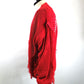 SEVESKIG　Dropout Mesh Cardigan　KN-SV-NRS-1001-RED