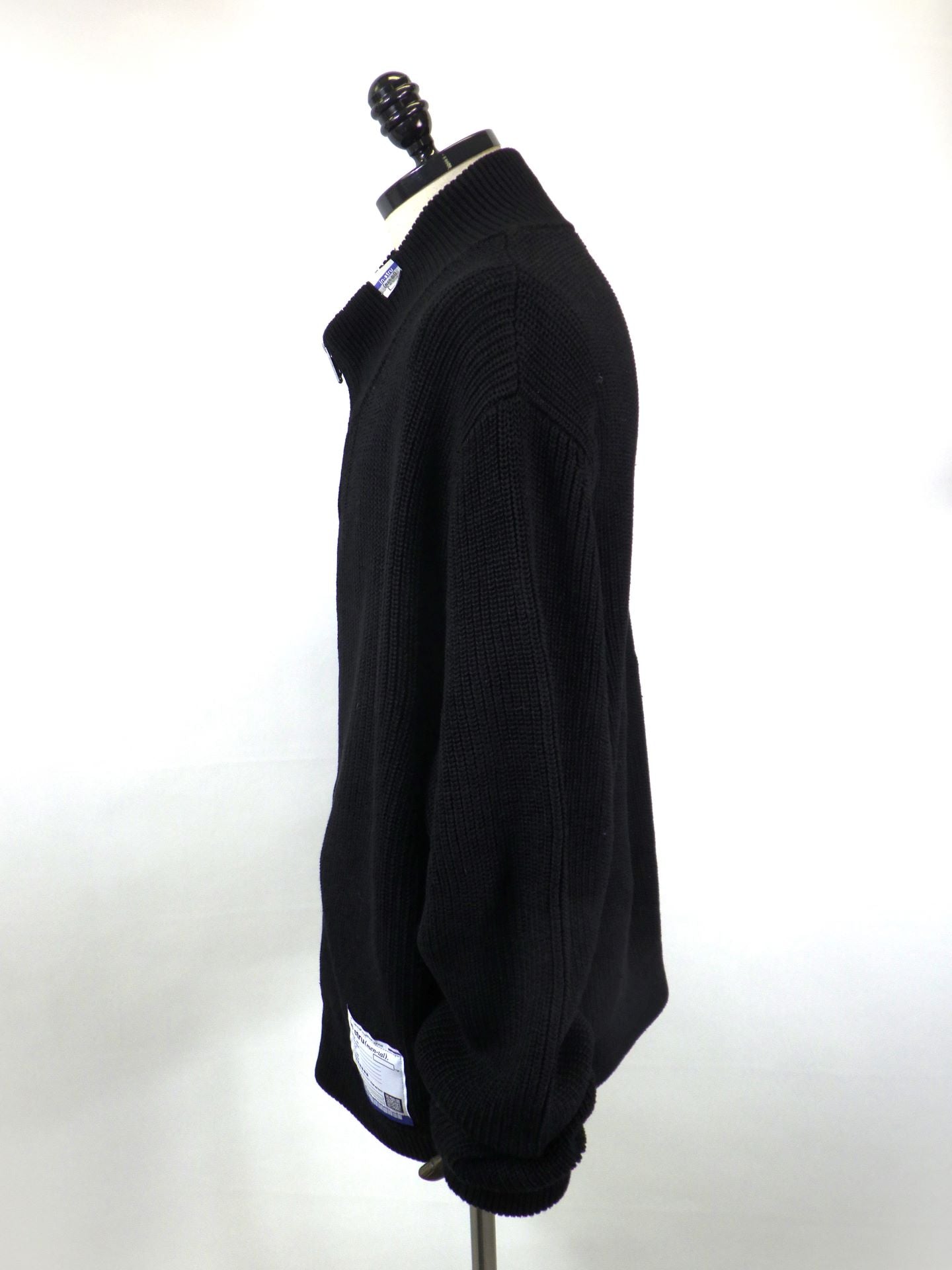 in・stru(men-tal).　コットンハイデンシティドライバーズニットカーディガン　I16CD581-BK