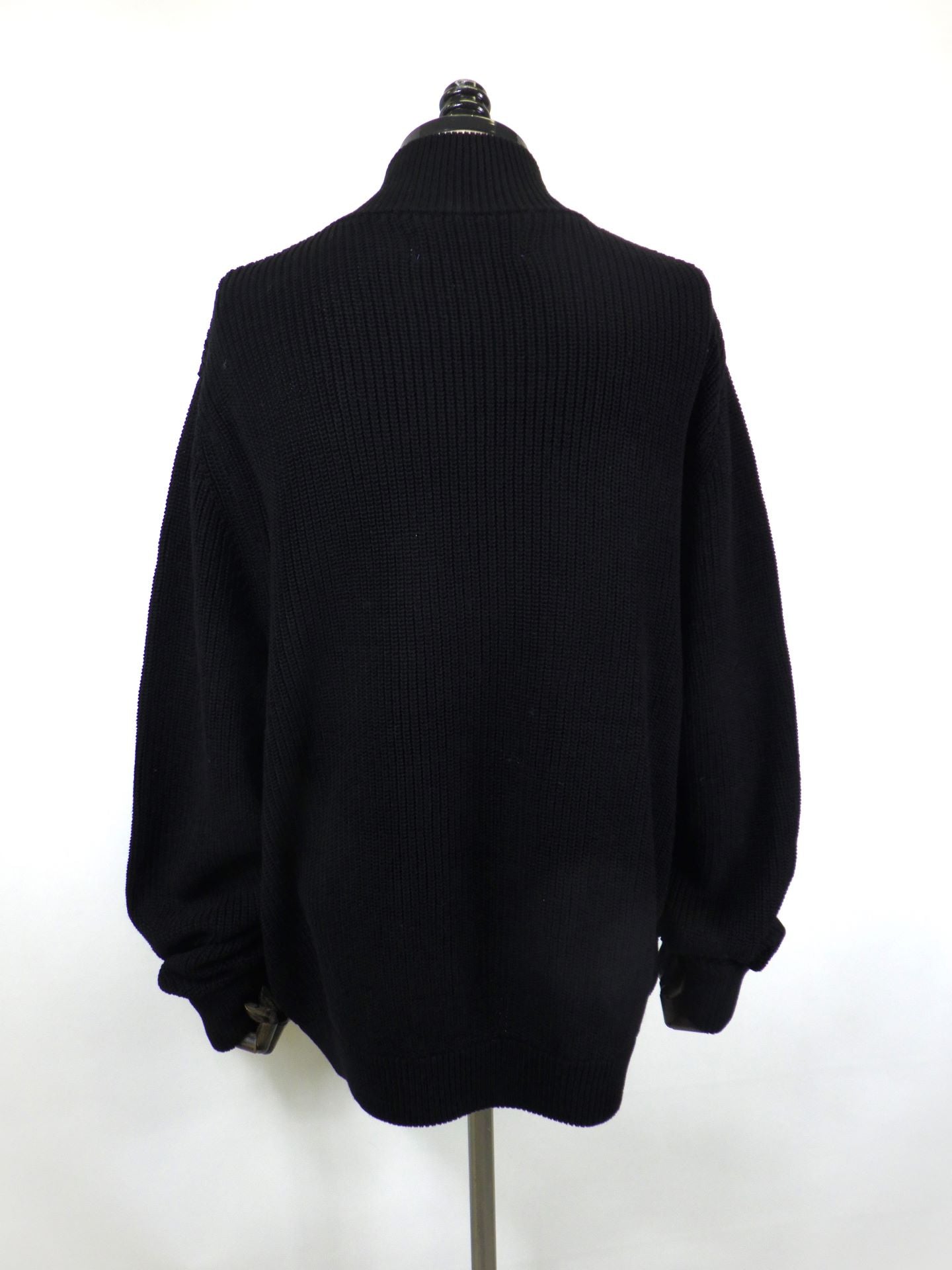 in・stru(men-tal).　コットンハイデンシティドライバーズニットカーディガン　I16CD581-BK