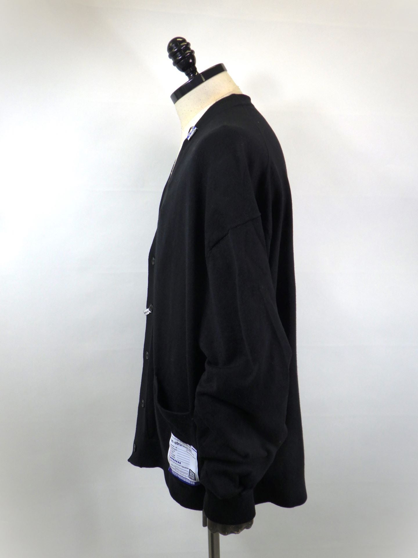 in・stru(men-tal).　ハイゲージ ニット カーディガン　I16CD591-BK