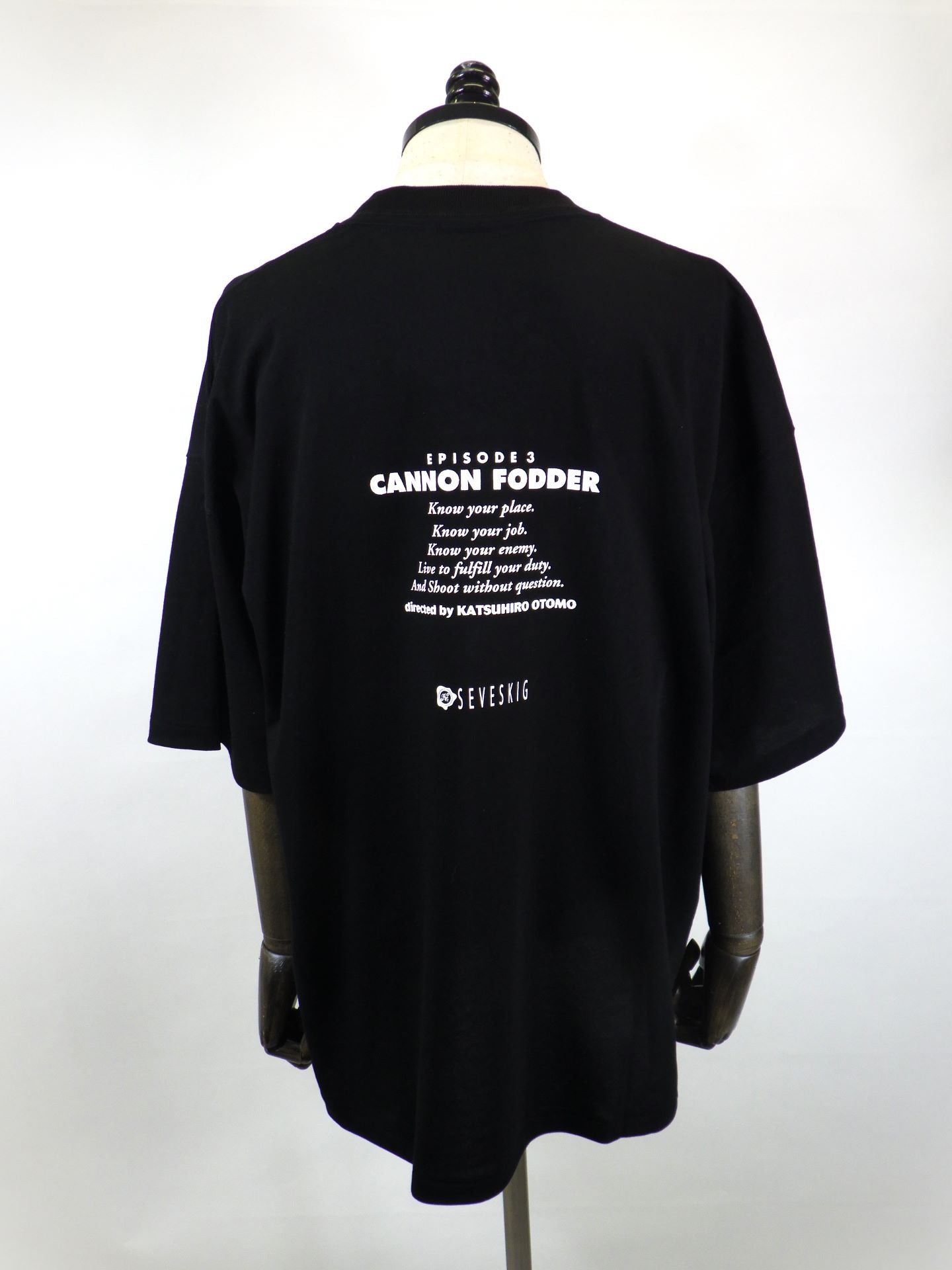 SEVESKIG　MEMORIES "CANNON FODDER" S/SL Tee　CT-SV-NRS-1006-BK