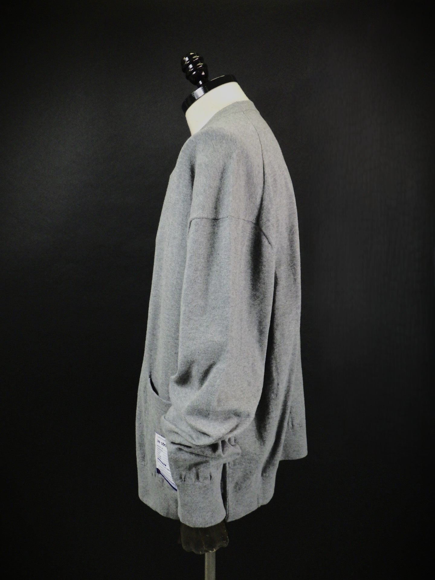 in・stru(men-tal).　ハイゲージ ニット カーディガン　I16CD591-GY