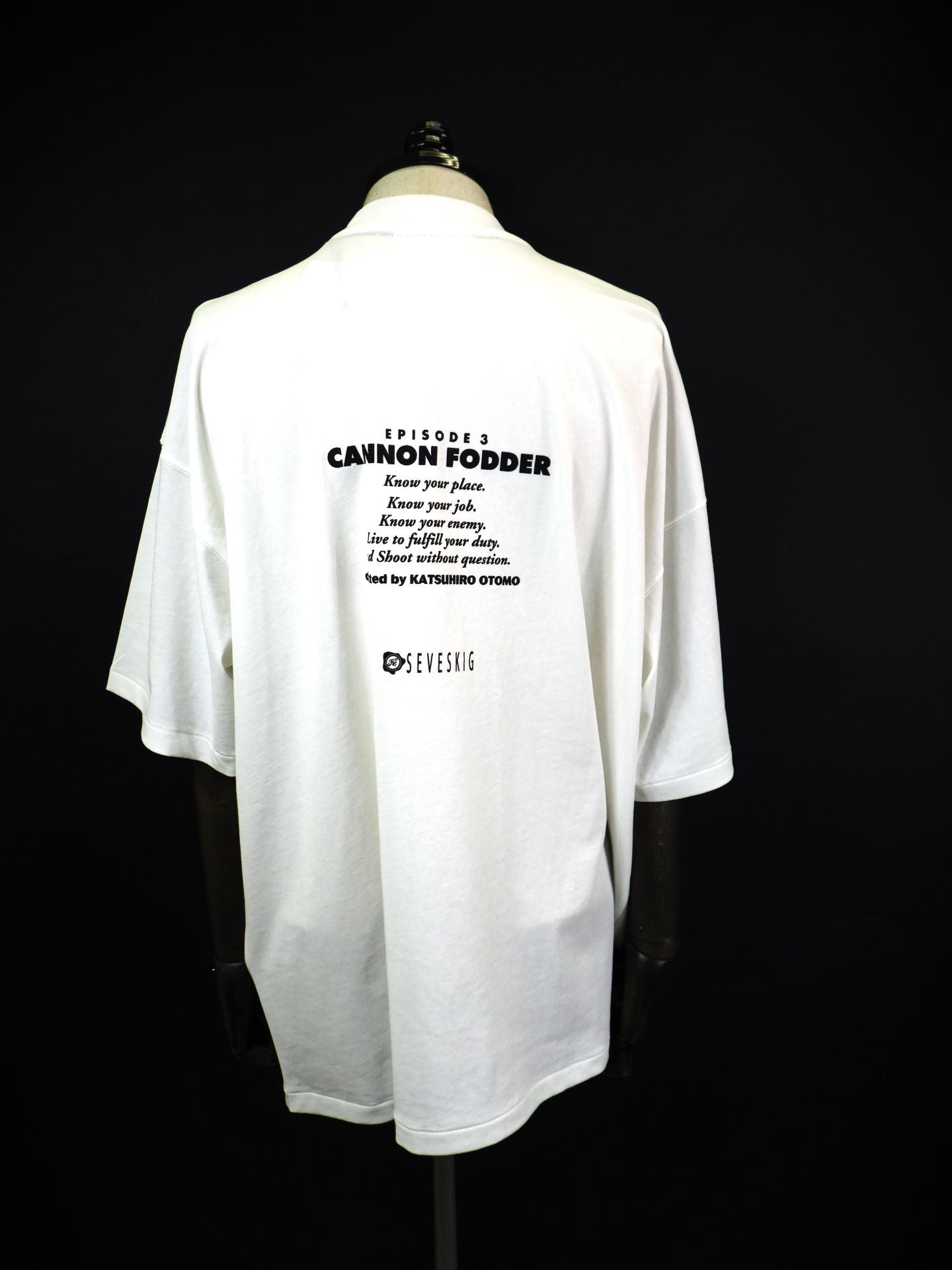 SEVESKIG　MEMORIES "CANNON FODDER" S/SL Tee　CT-SV-NRS-1006-WH