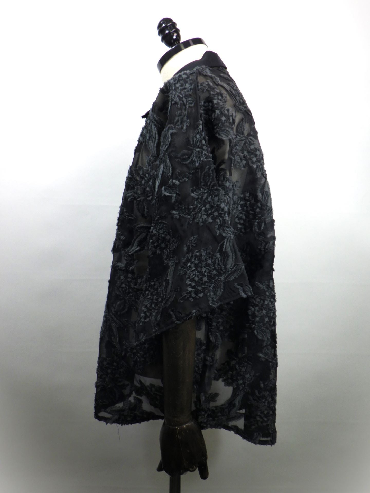 meagratia　メッシュジャガードスキッパーシャツ　26291-0802-BK