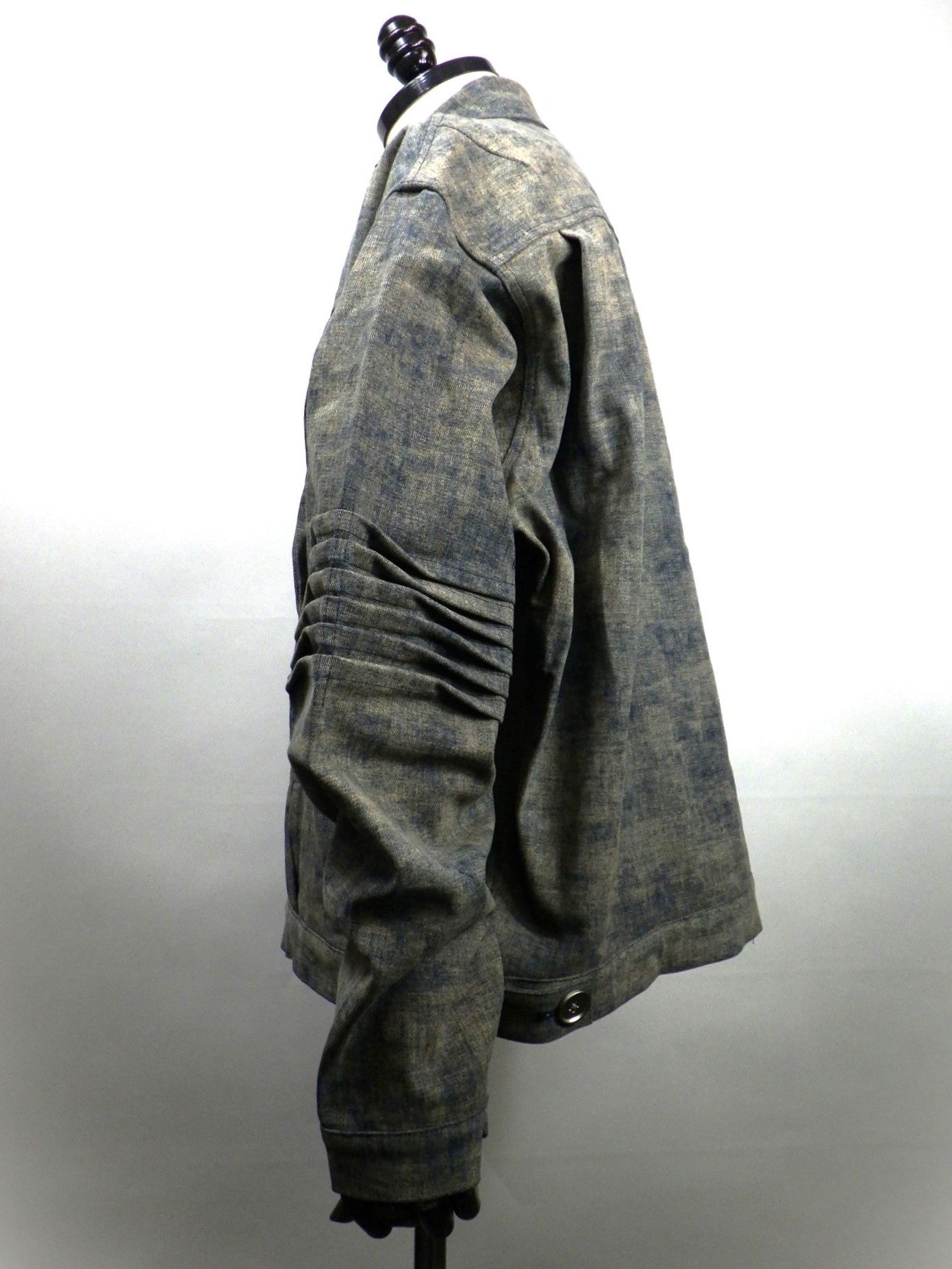 A.F ARTEFACT　ブレンドシェードデニムピンタックブルゾン　ag-13002-1