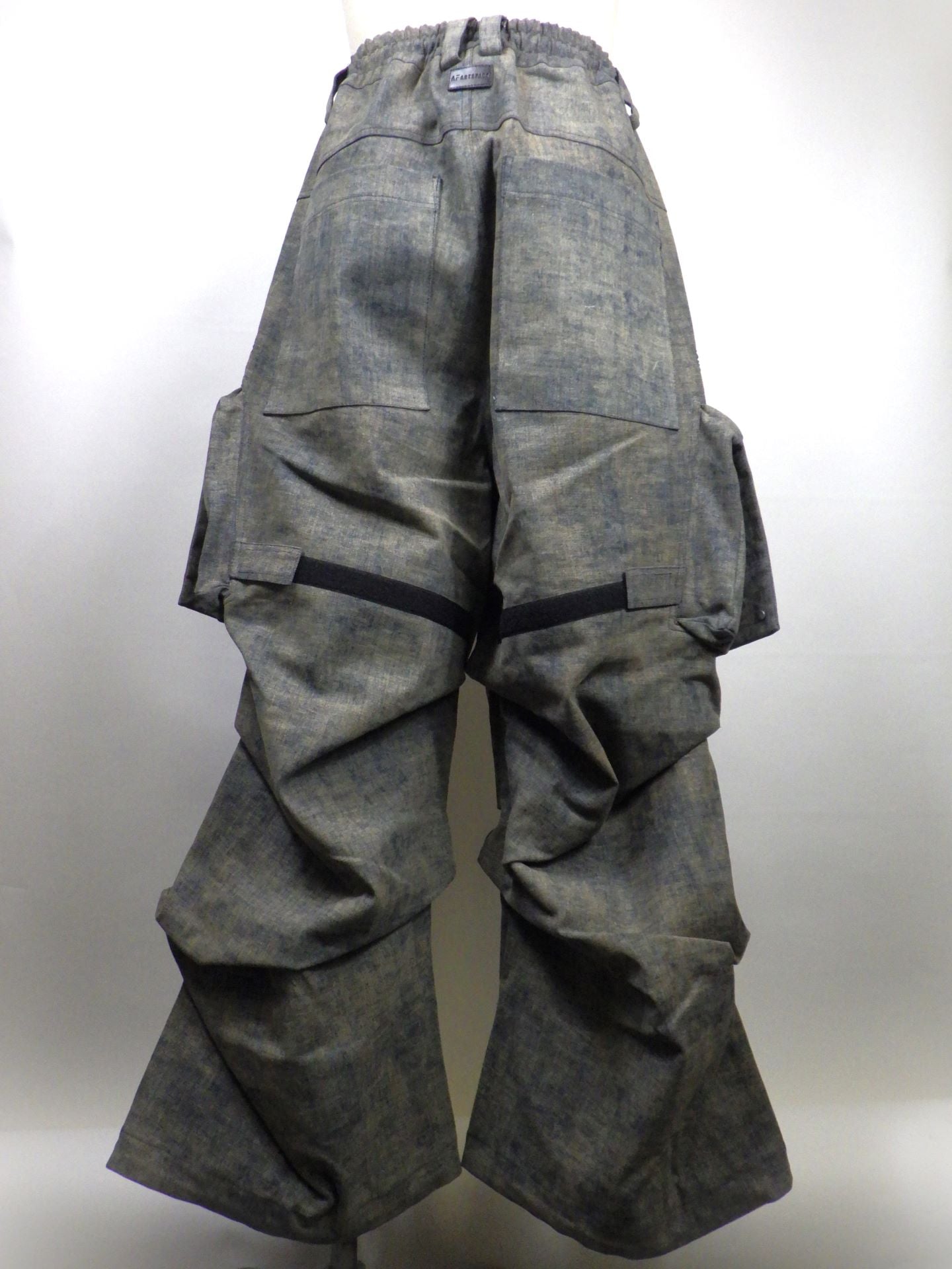 A.F ARTEFACT　ブレンドシェードデニムカーゴタックワイドパンツ　ag-13024-1