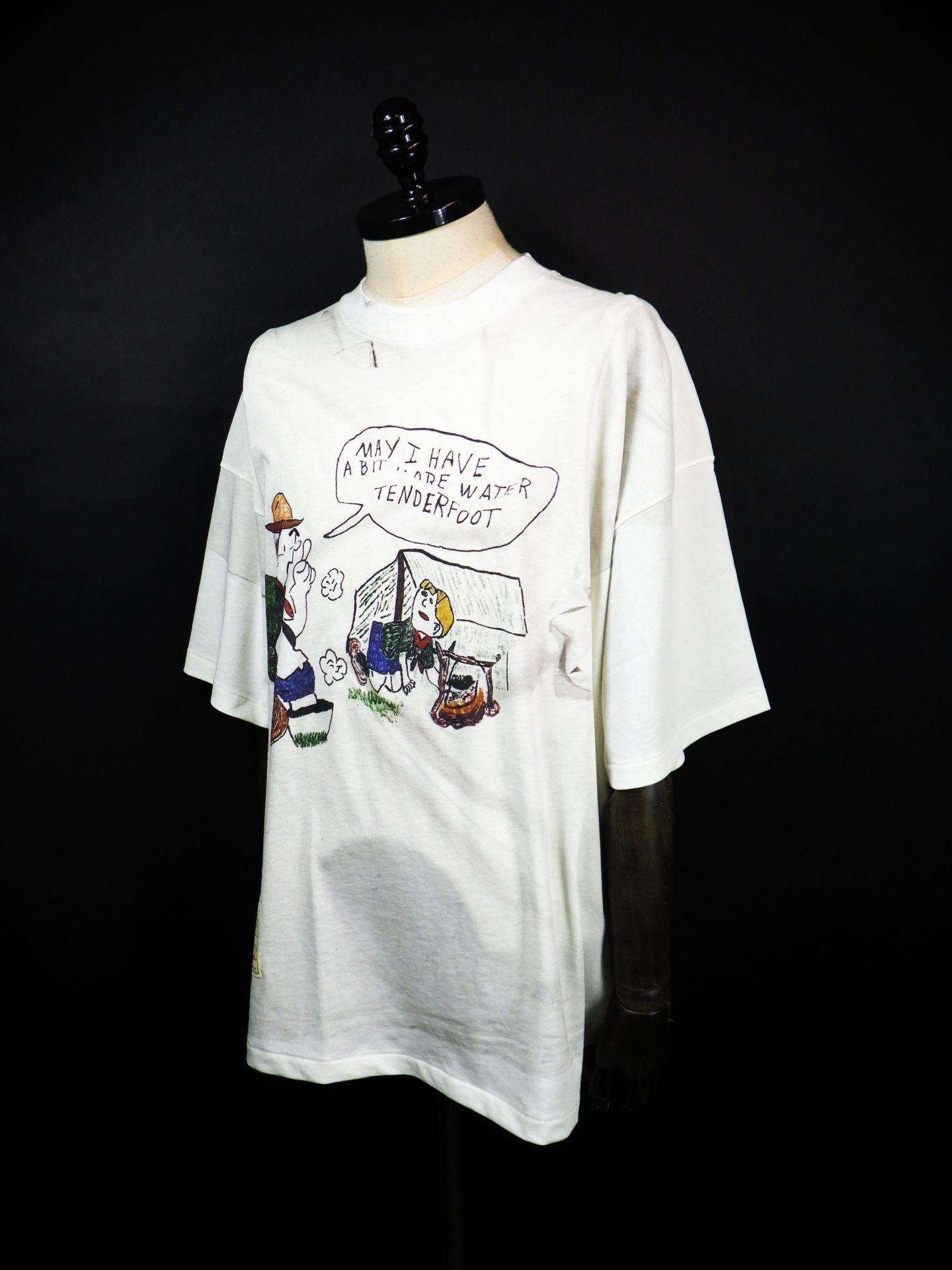 SEVESKIG　Vintage Graphic Trompe-l'œil S/SL Tee　CT-SV-NRS-1008