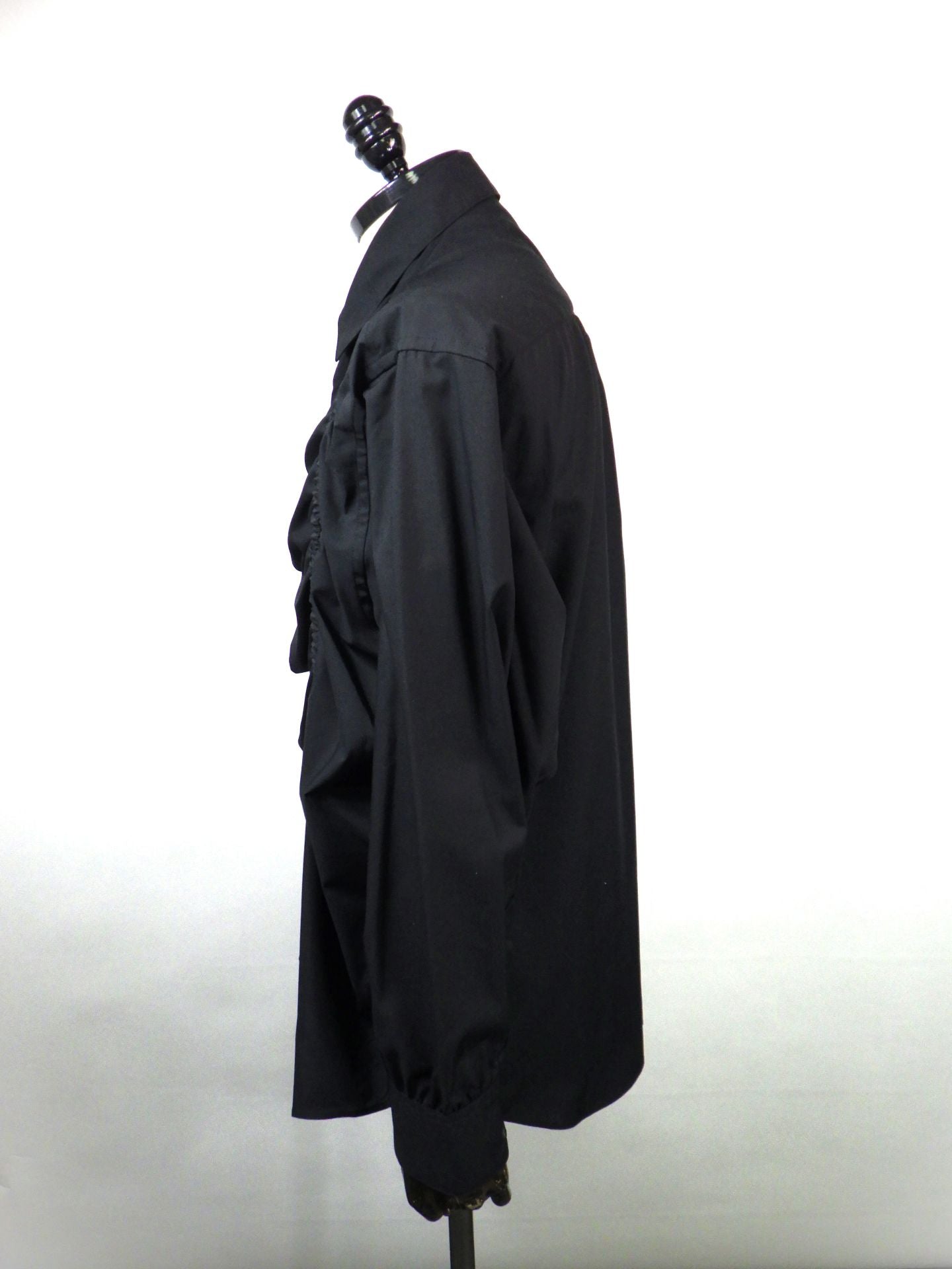 meagratia　フェイクサスペンダーシャツ　26291-0502-BK