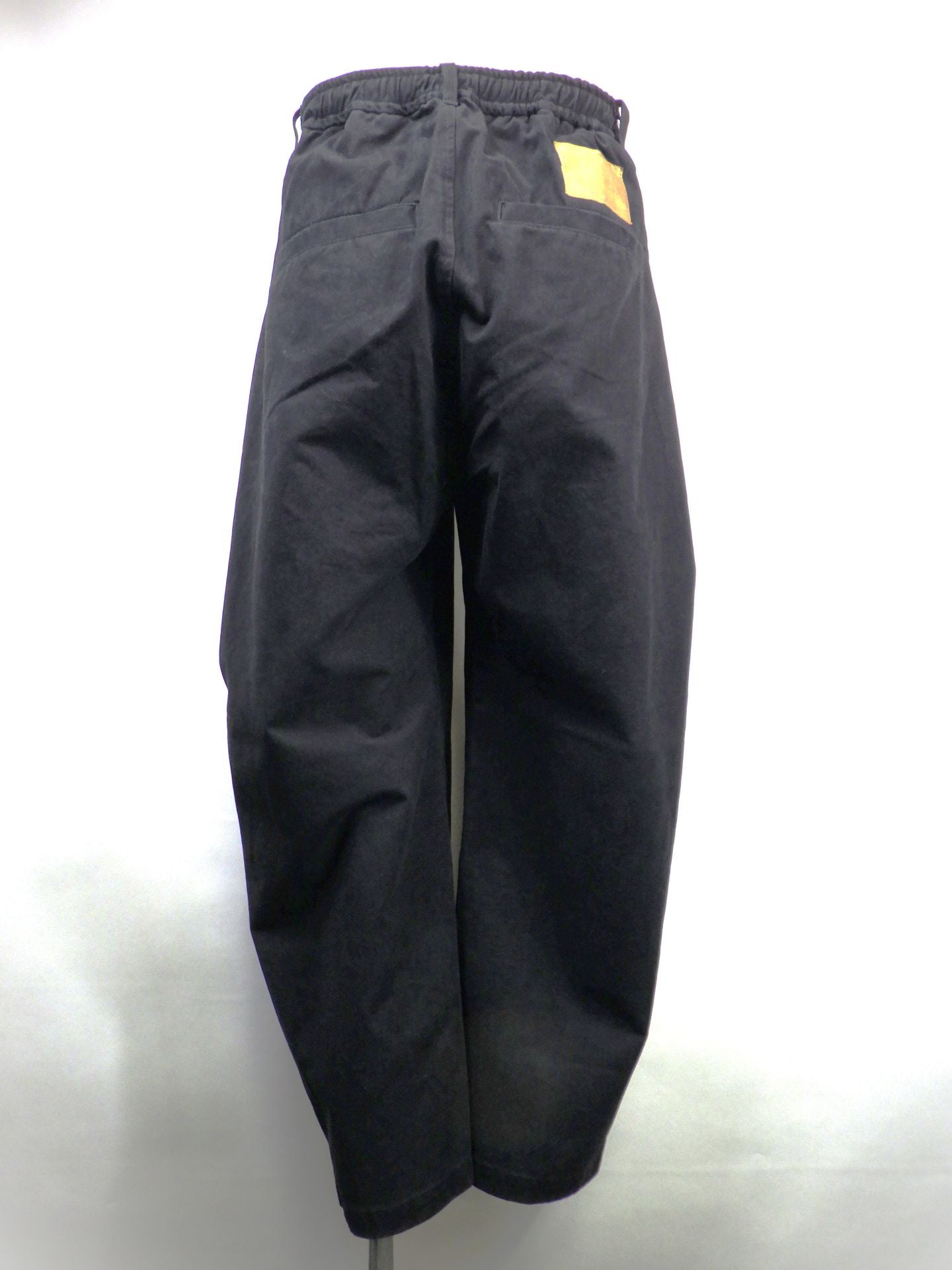 SUPERTHANKS　ピグメントダイツイルサイドタックワイドパンツ　ST261PT01-BK