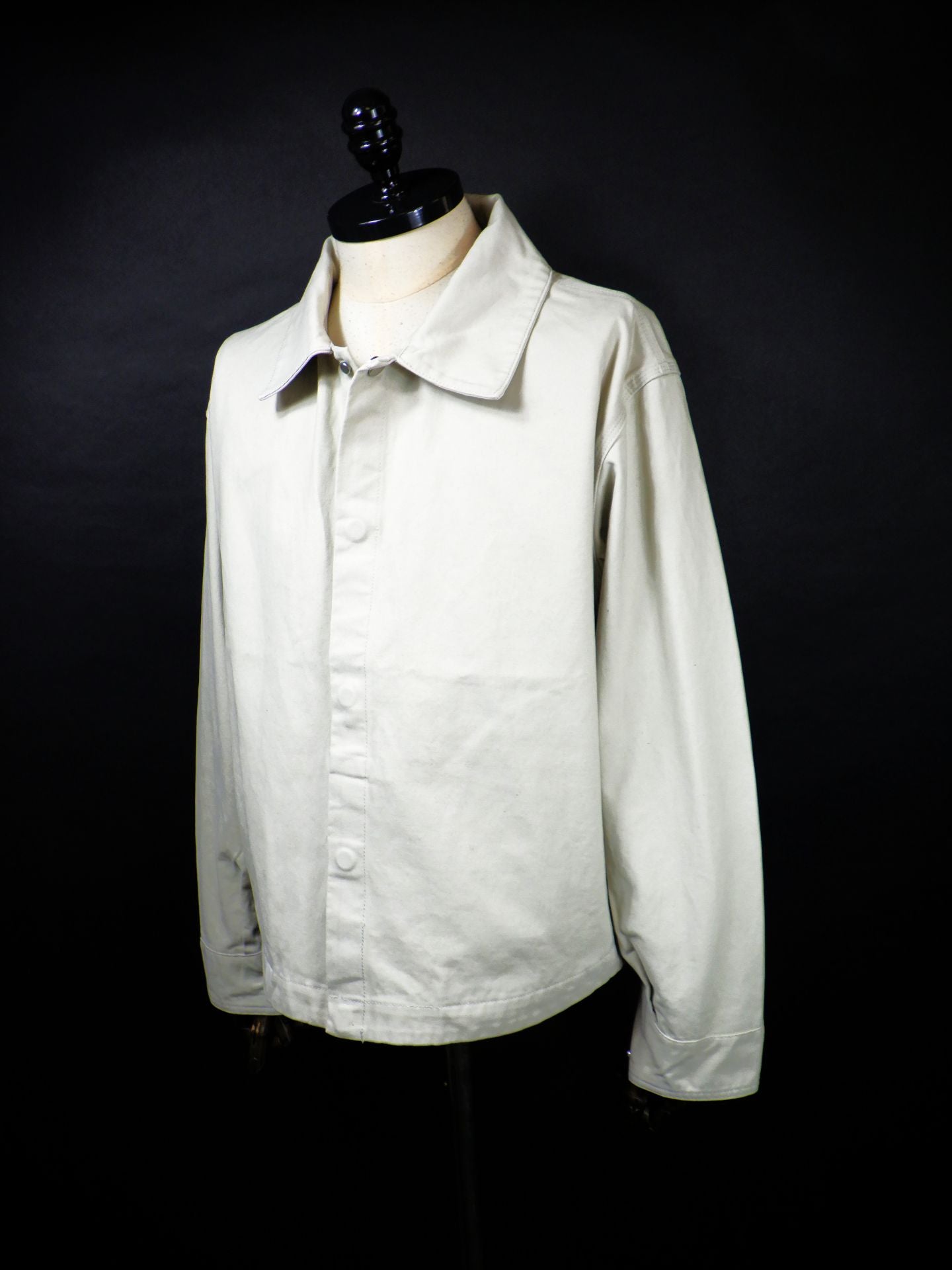 SUPERTHANKS　ピグメントダイツイルシャツジャケットブルゾン　ST261JK02-IV