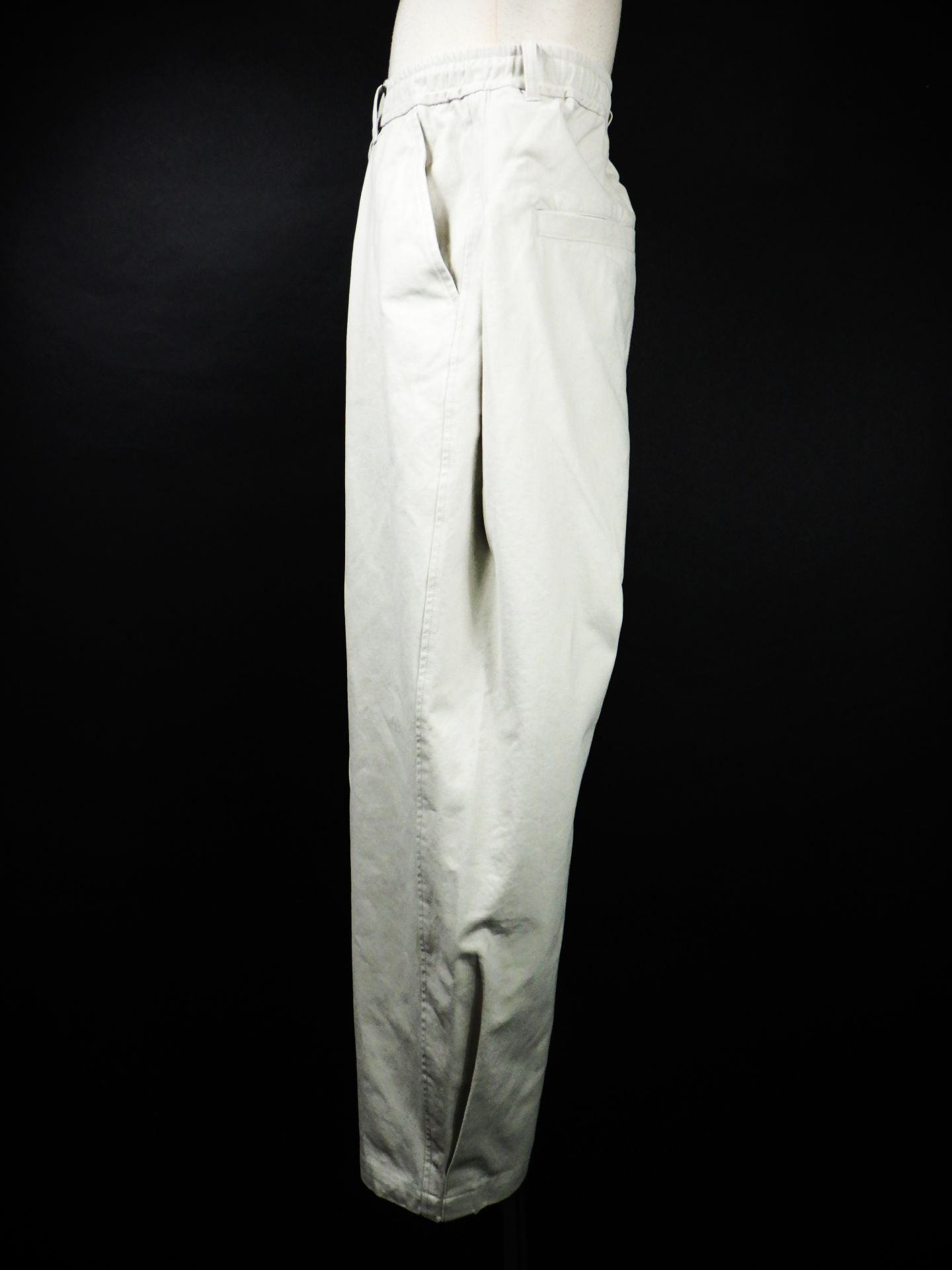 SUPERTHANKS　ピグメントダイツイルサイドタックワイドパンツ　ST261PT01-IV