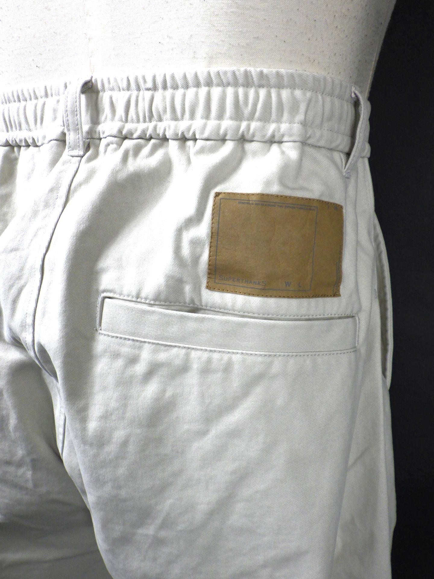 SUPERTHANKS　ピグメントダイツイルサイドタックワイドパンツ　ST261PT01-IV