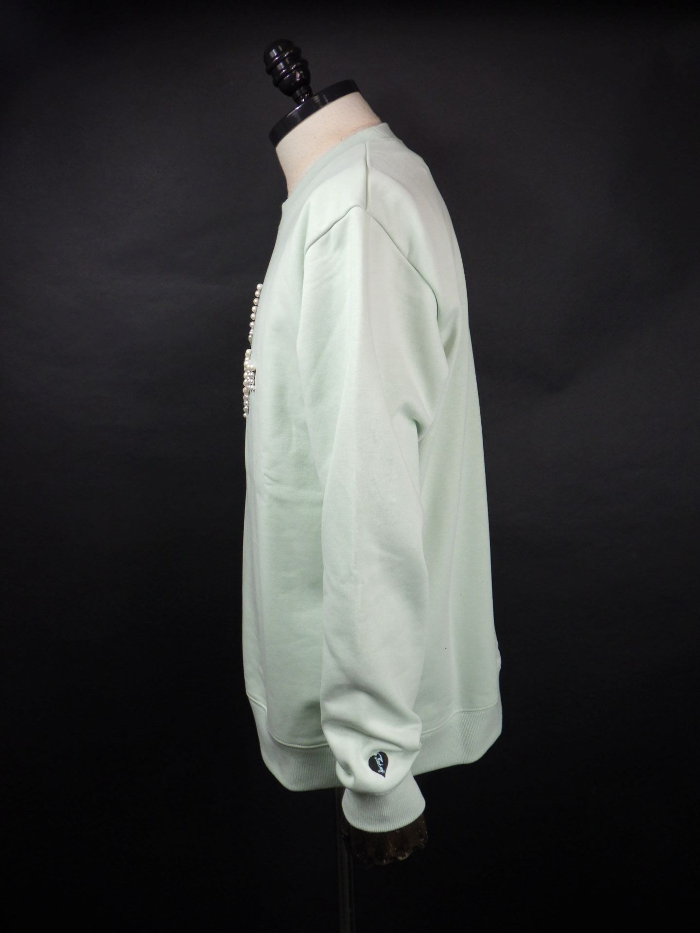 STUD MUFFIN　ヘビーウエイト裏毛パイル パールロゴ スウェットシャツ　614-02860-MNT