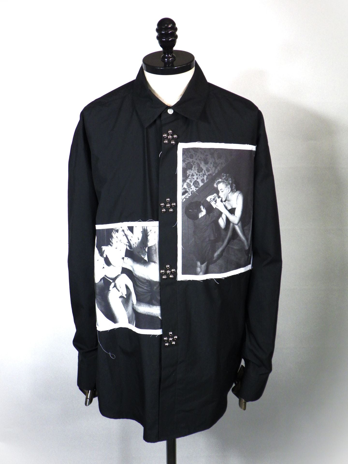 DISCOVERED　マリリン・モンローシャツ 　DC-SS26-SH-05-BK