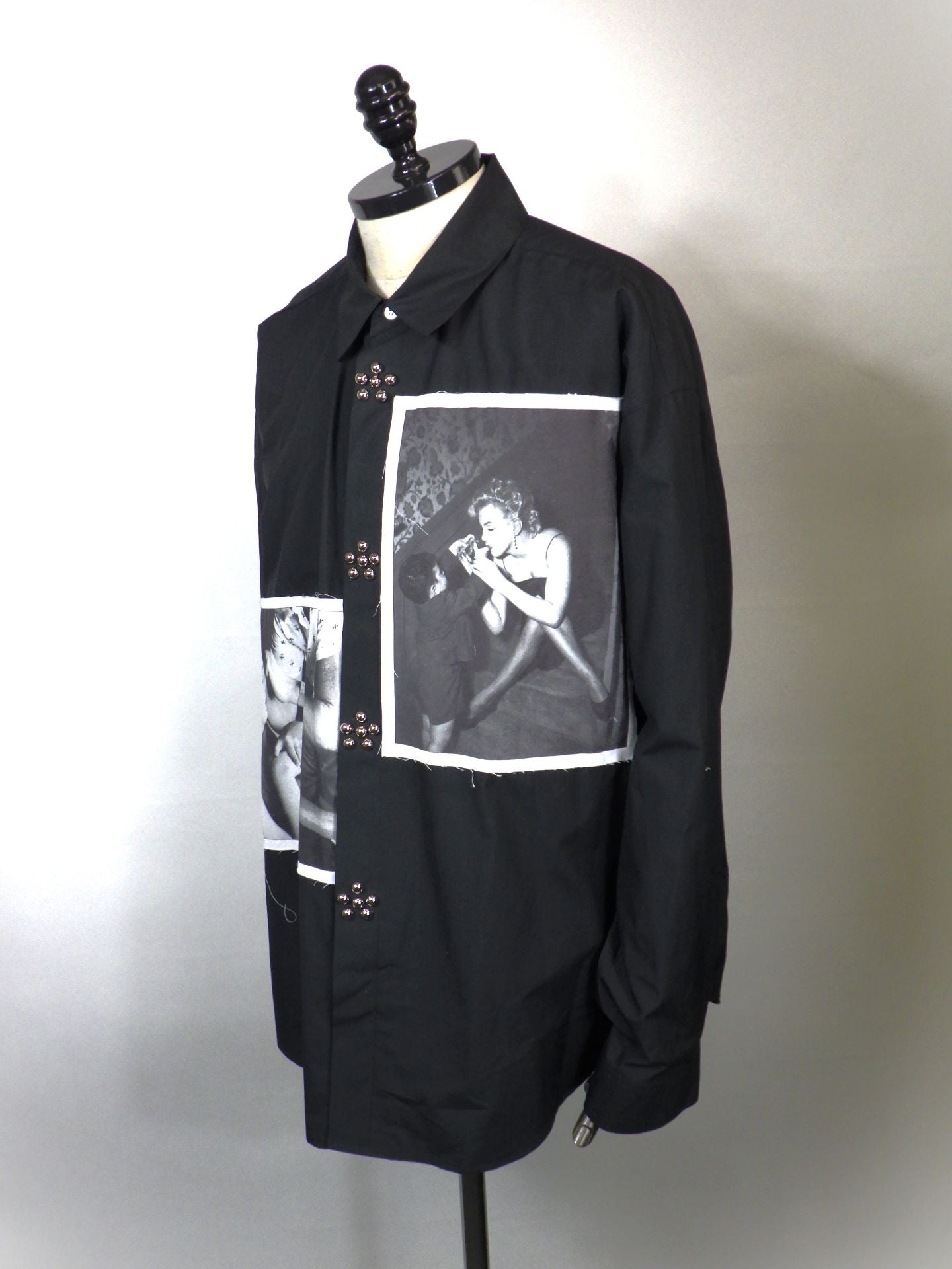 DISCOVERED　マリリン・モンローシャツ 　DC-SS26-SH-05-BK