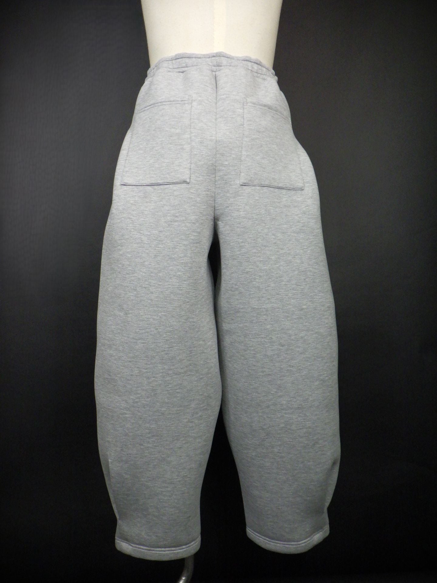 SUPERTHANKS　ダブルニットサイドタックワイドパンツ　ST261CS03A-A.GY