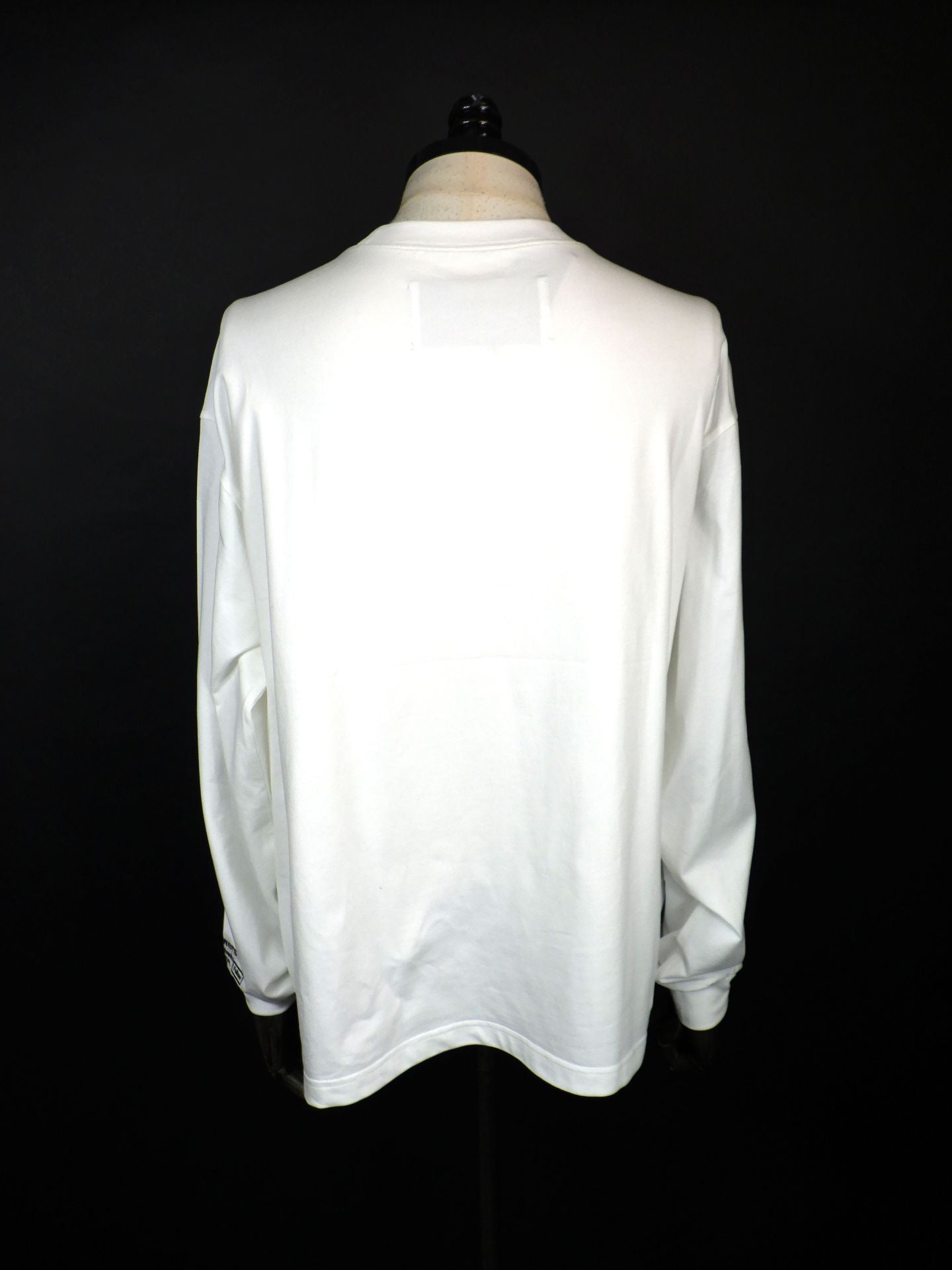 SUPERTHANKS　SBYエンブロイダリーL/S T-シャツ　ST261CS05-WH