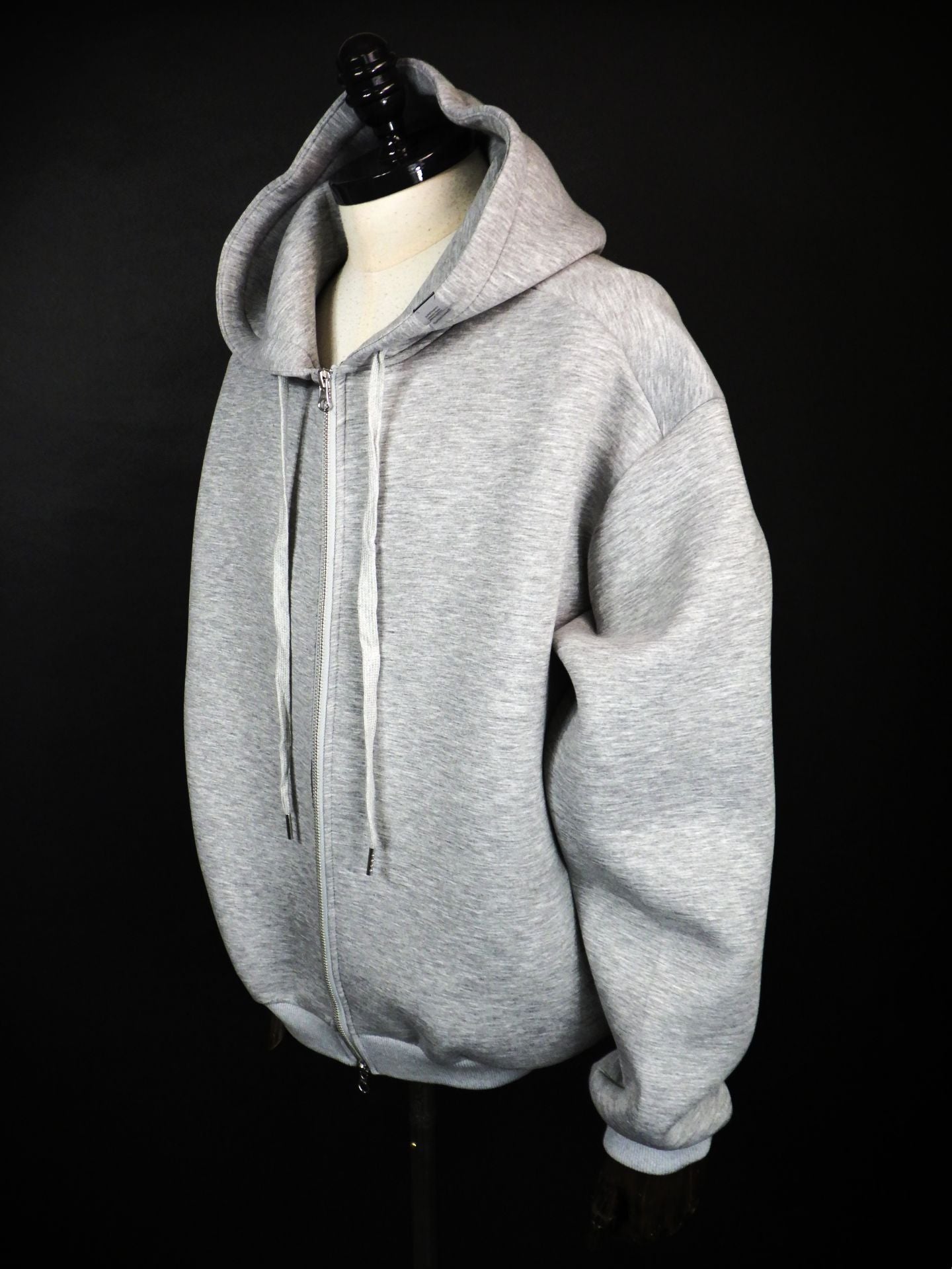 SUPERTHANKS　ダブルニットジップフーディ　ST261CS01A-A.GY