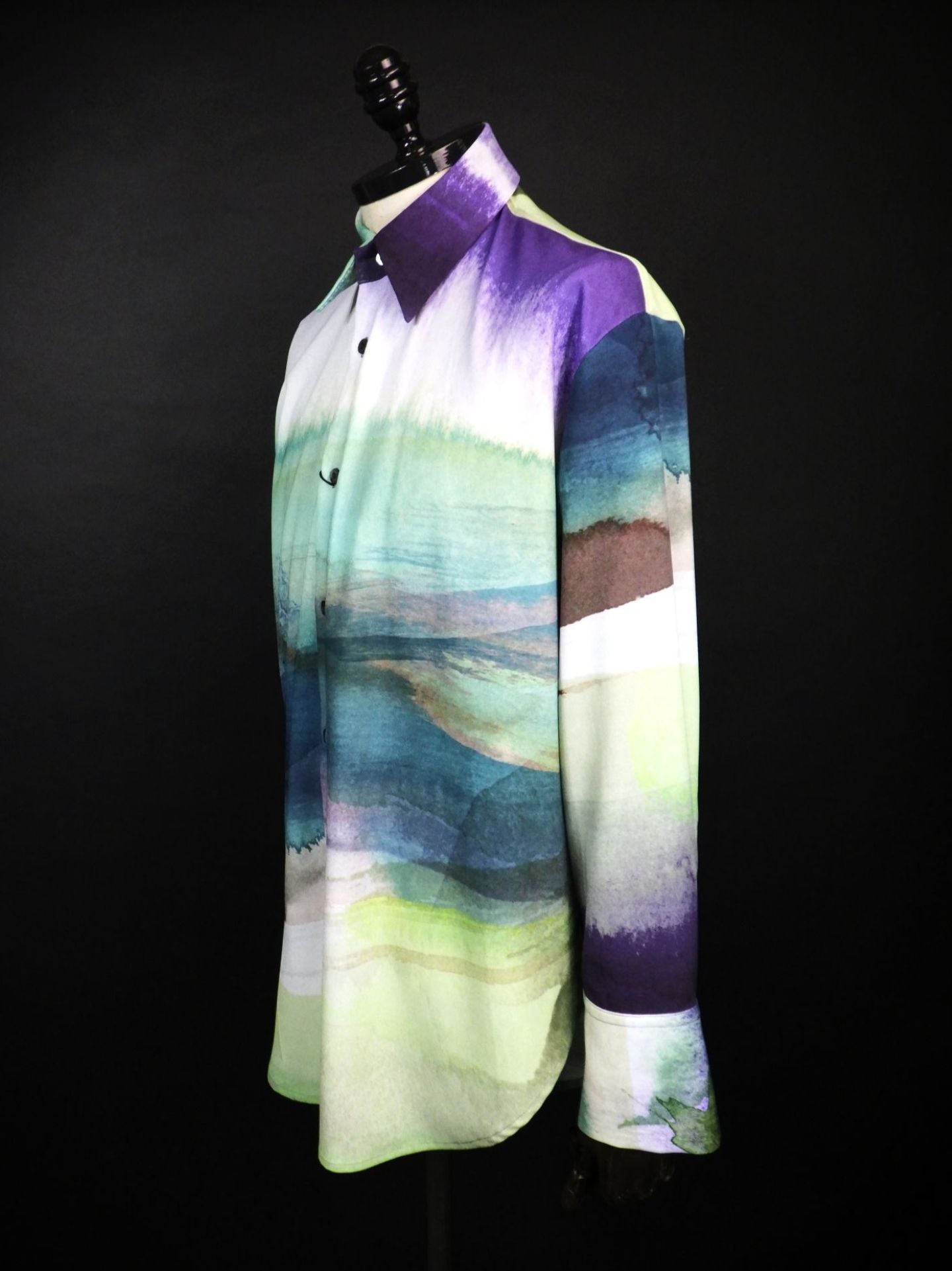 UJOH　レギュラーカラーシャツ　U732-B09-904-GRN