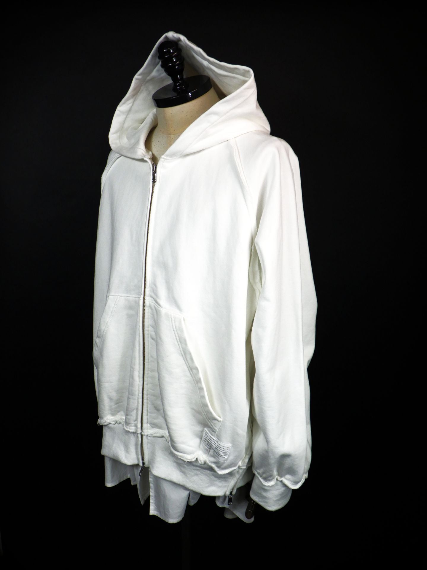 WIZZARD　レイヤードジップフーディー　W26SS-DC030-WHT