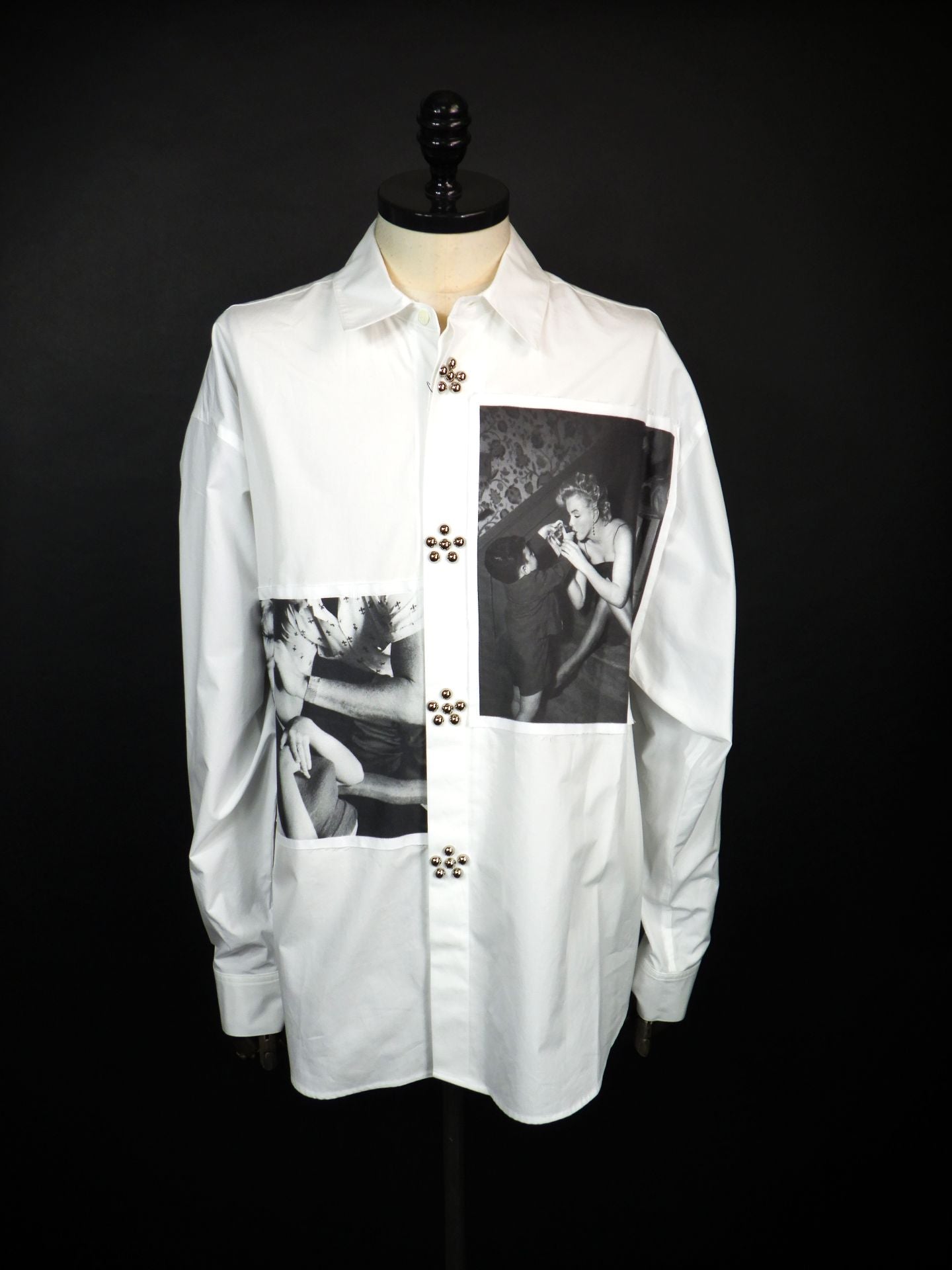 DISCOVERED　マリリン・モンローシャツ 　DC-SS26-SH-05-WHT