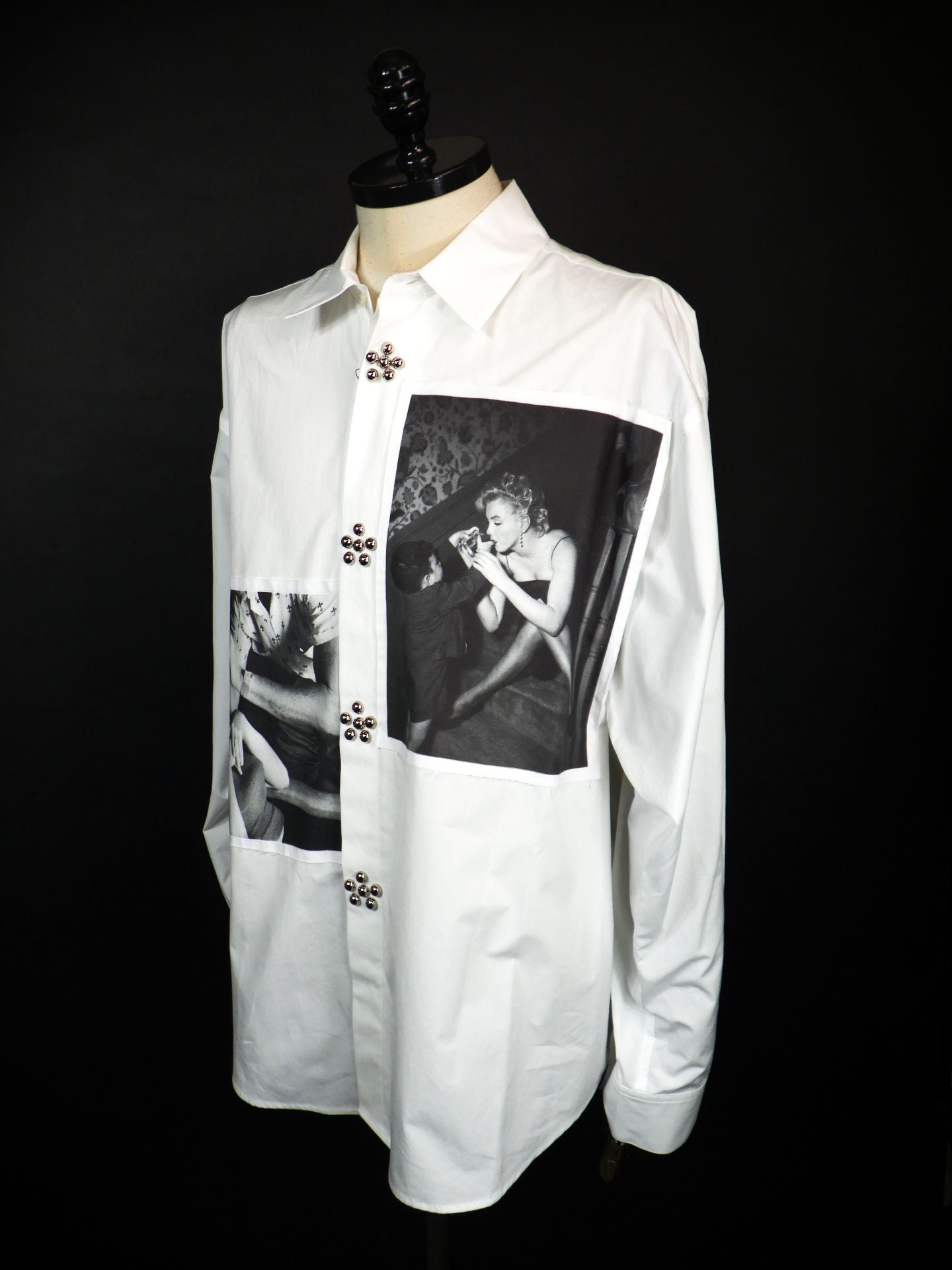 DISCOVERED　マリリン・モンローシャツ 　DC-SS26-SH-05-WHT