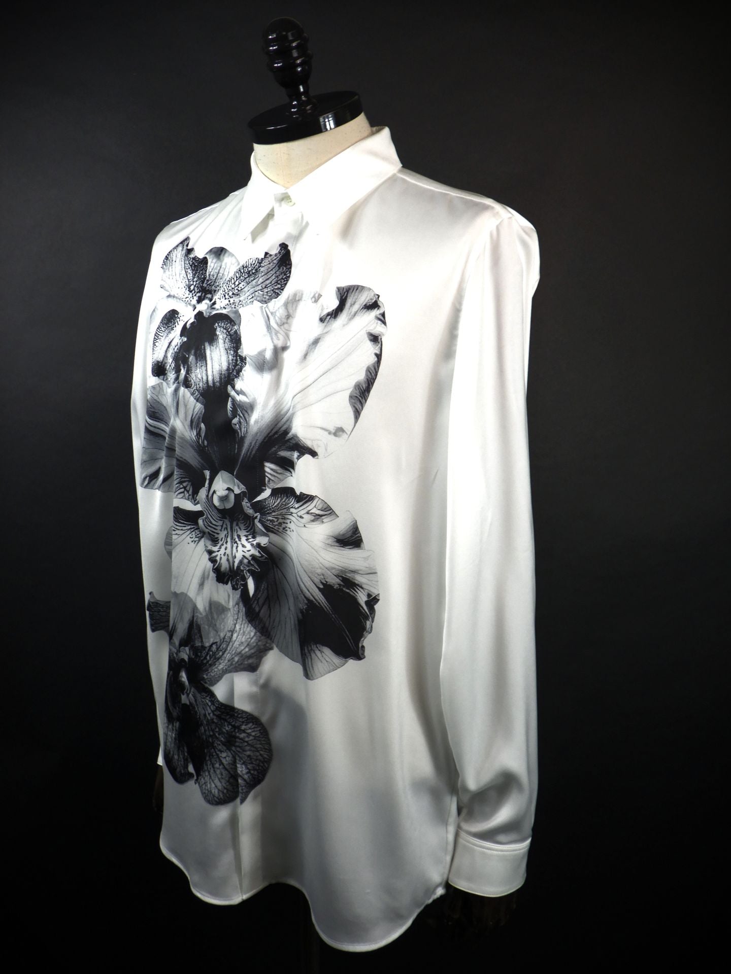 SOS TE NUTO　フラワープリントツイルシャツ　2616Z13-WHT