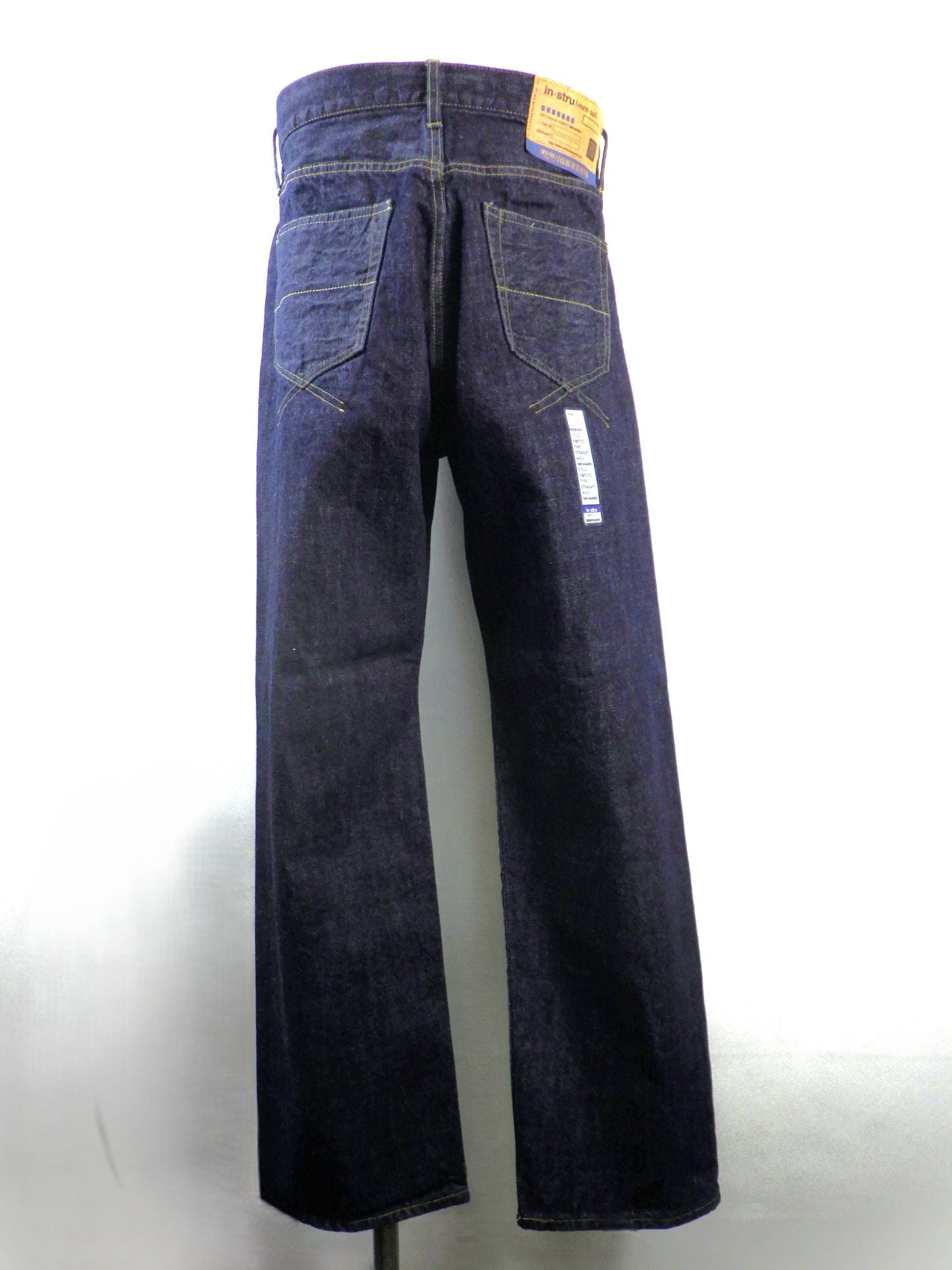 in・stru(men-tal).　ワンウォッシュセルビッジデニムストレートパンツ　I16PT072