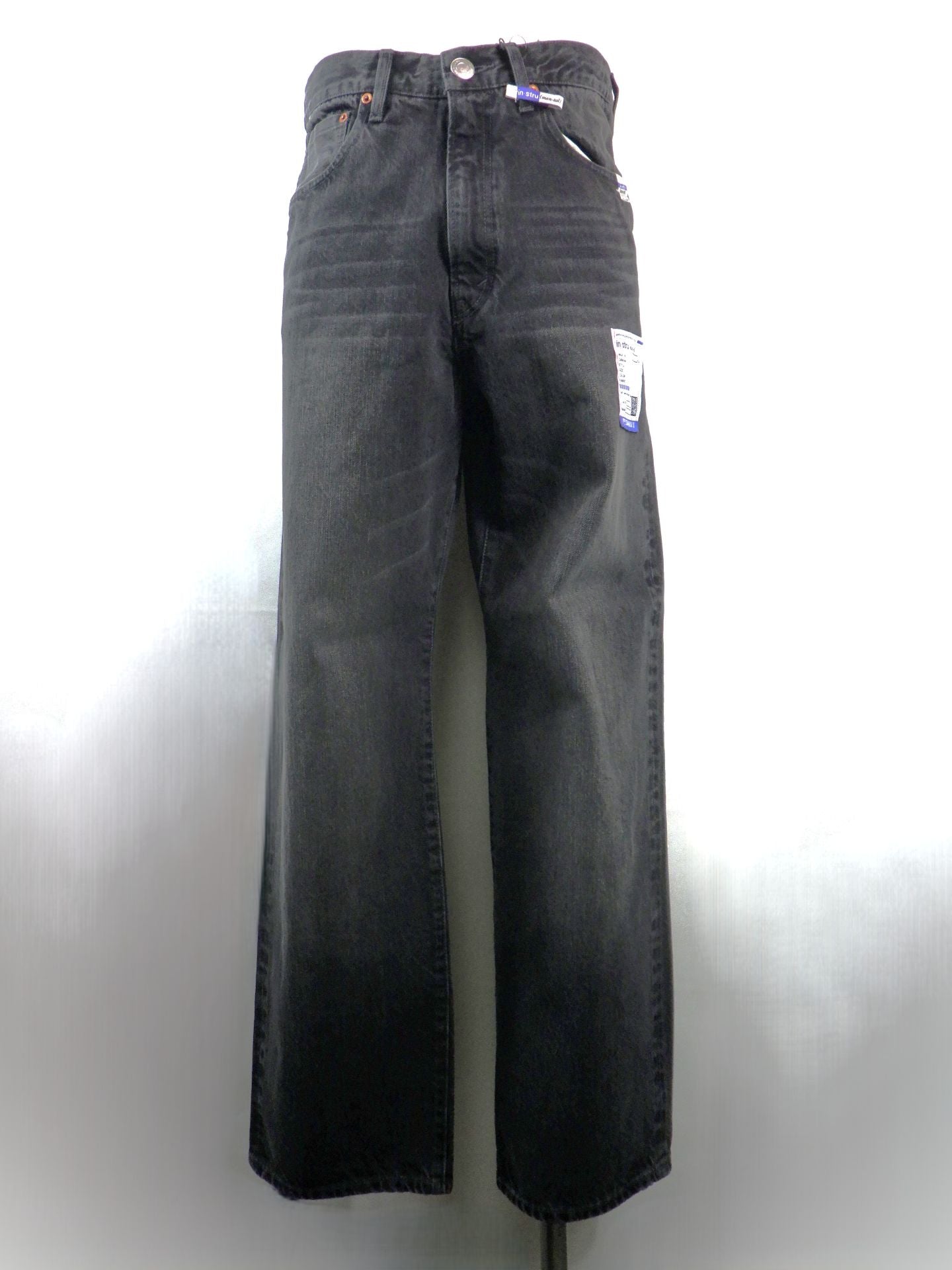 in・stru(men-tal).　ハードウォッシュセルビッジデニムストレートパンツ　I16PT082