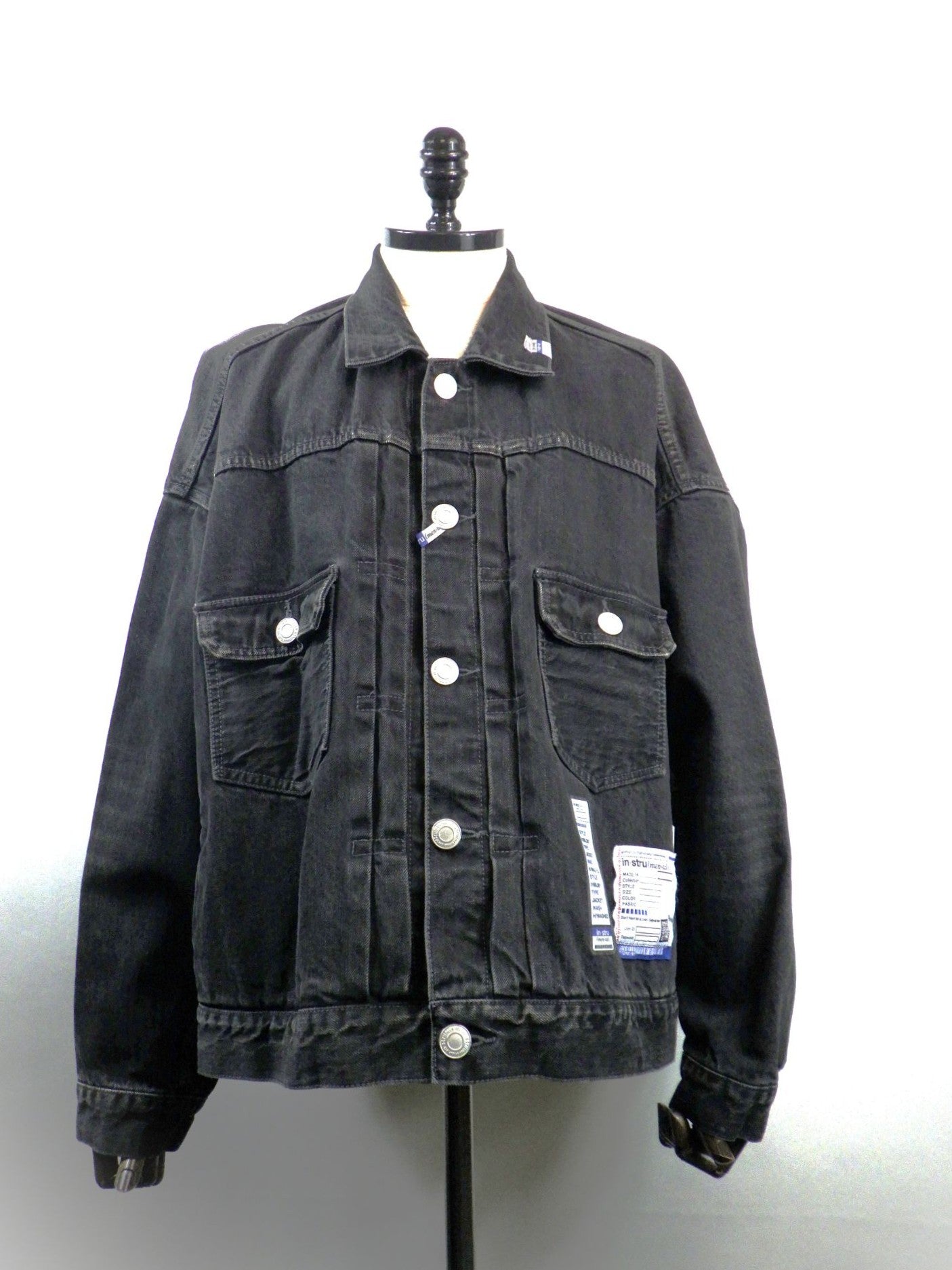 in・stru(men-tal).　ハードウォッシュセルビッジデニムジャケット　I16BL081