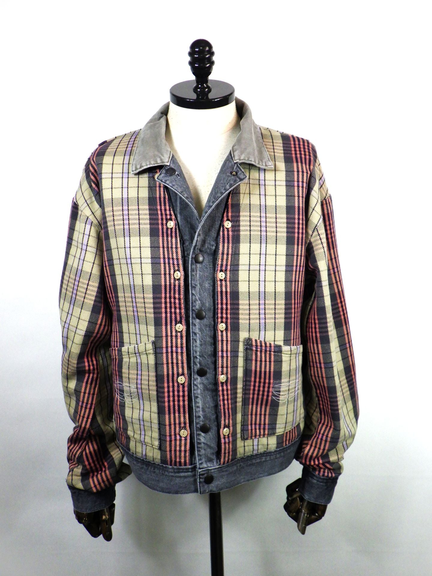 SEVESKIG Reversible Denim Jacket JK-SV-NRS-1003-BK – KAWANO