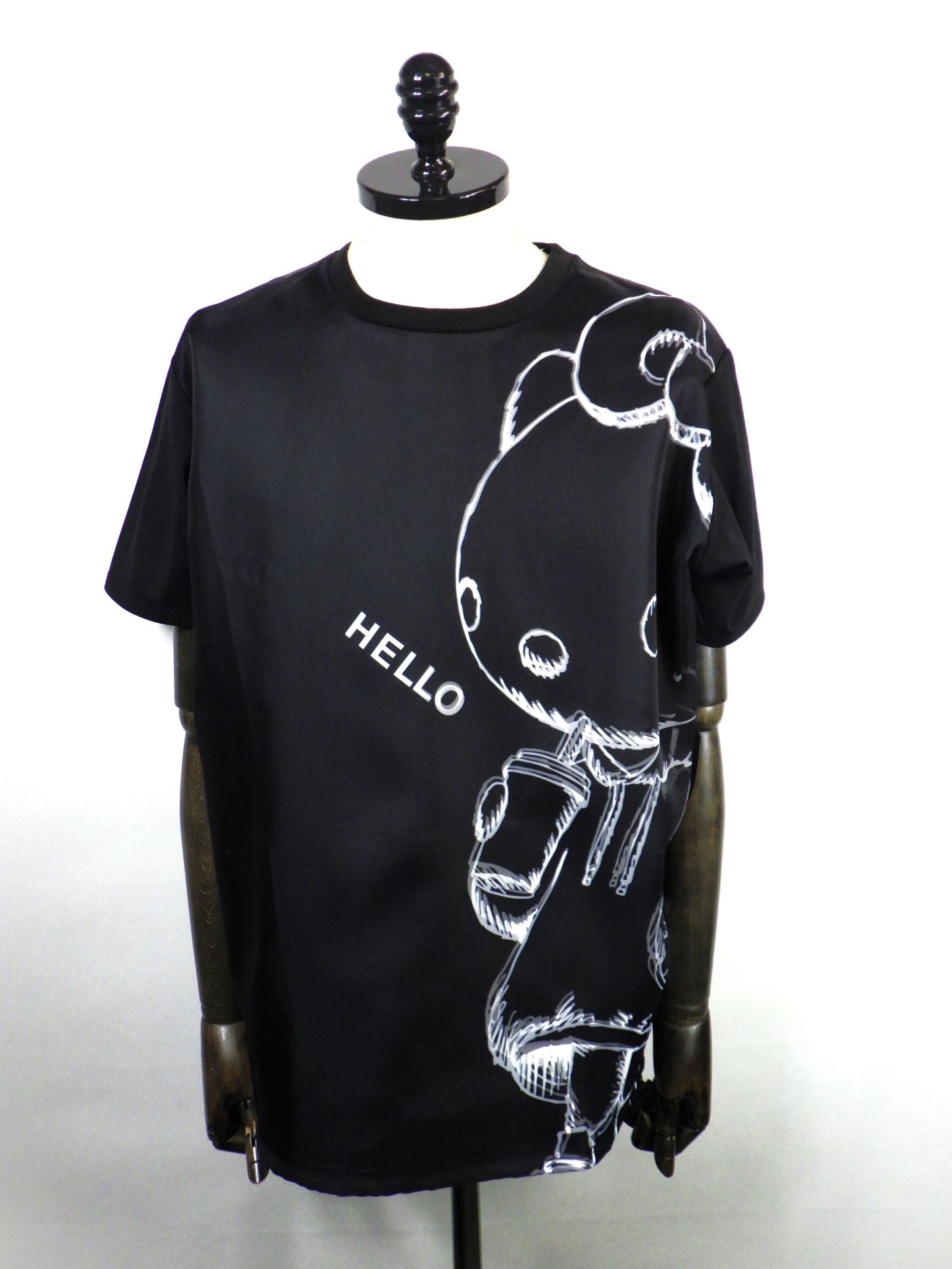 TRIPPY ART　KITTY SKETCH Tシャツ　TR-095-BK