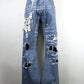 SEVESKIG　Distressed Flare YTB Denim Pants　PT-SV-NRS-1002-IND