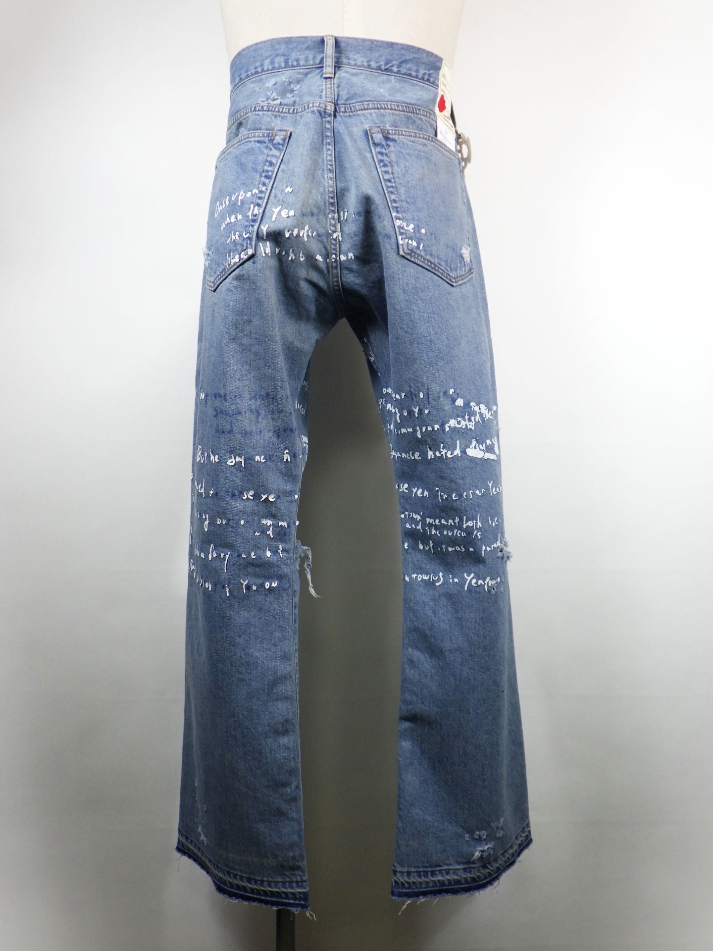 SEVESKIG　Distressed Flare YTB Denim Pants　PT-SV-NRS-1002-IND
