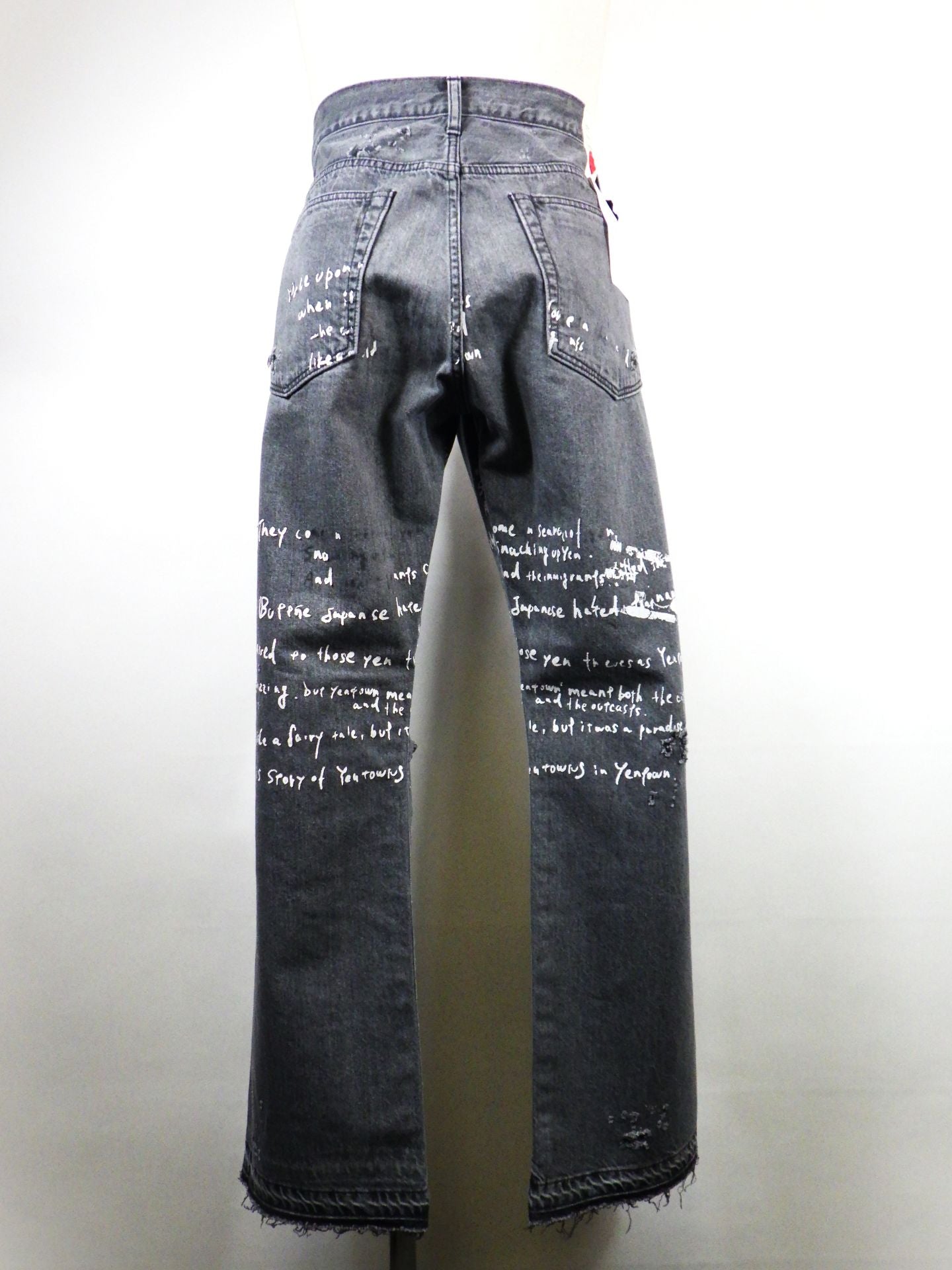 SEVESKIG　Distressed Flare YTB Denim Pants　PT-SV-NRS-1002-BK