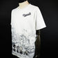 TRIPPY ART　PEANUTS CROSSING THE CROSSWALK Tシャツ　TR-098-WH